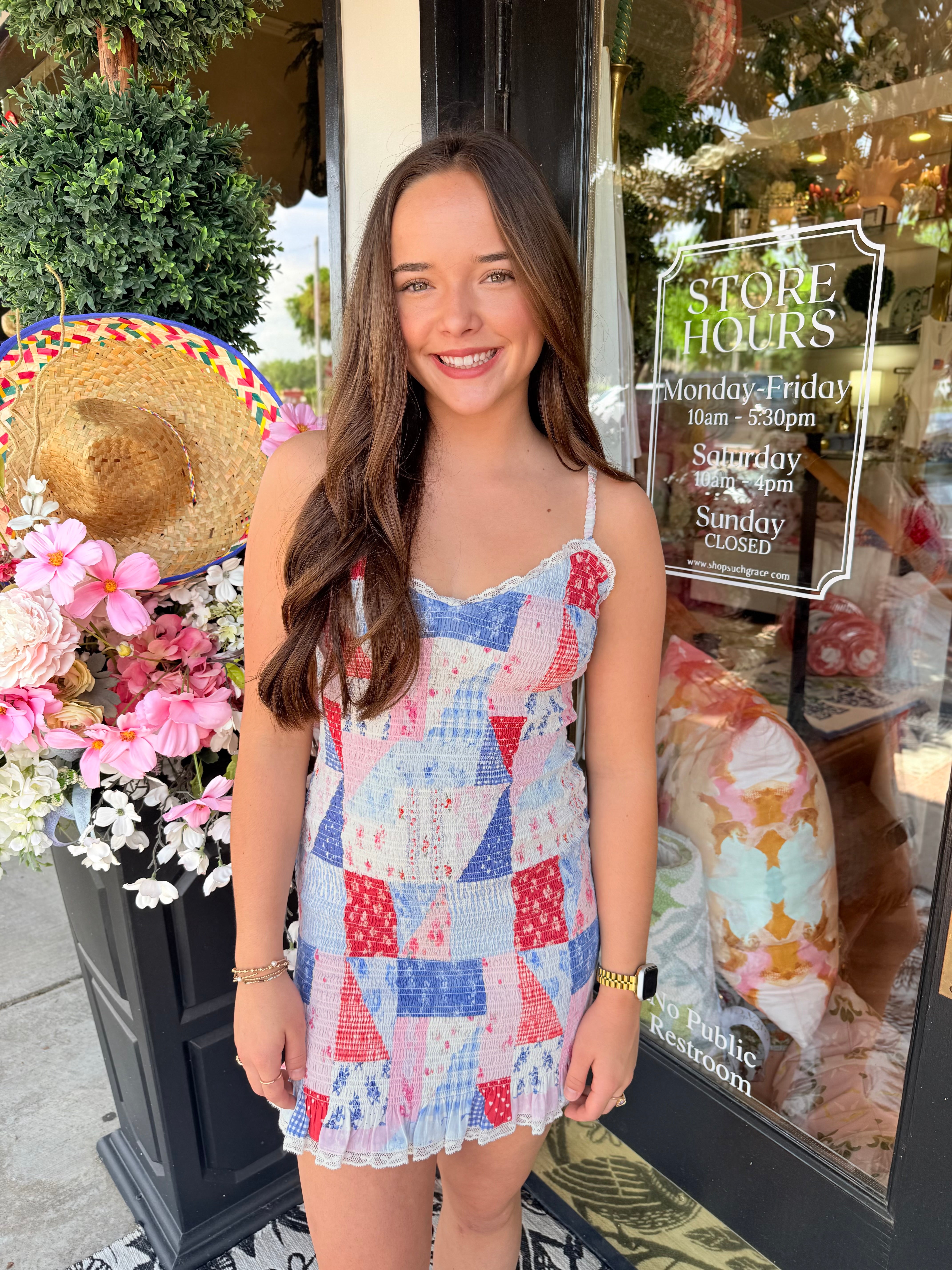 Solier Dress - Blueberry Sunday | LoveShackFancy