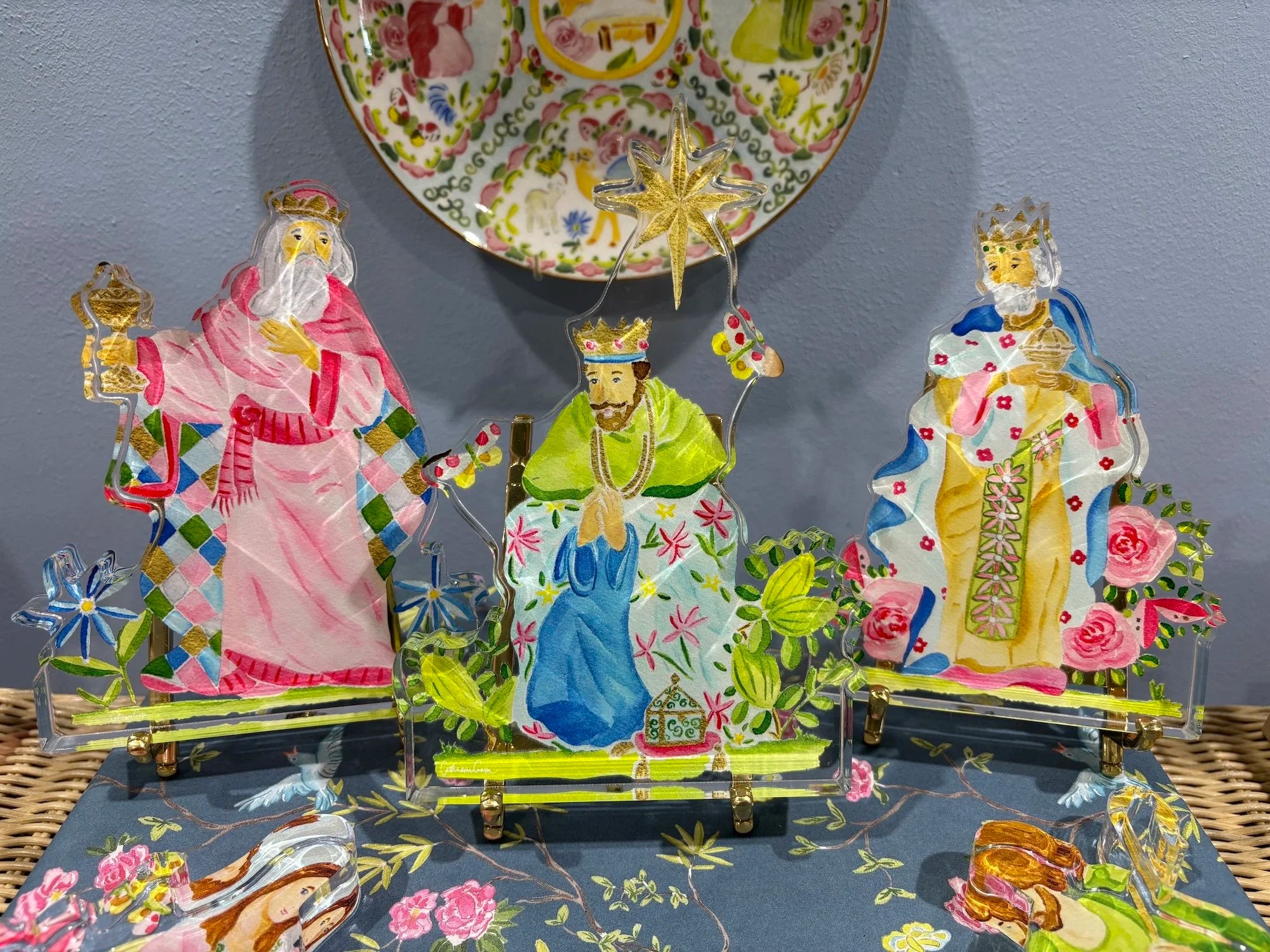 Acrylic Nativity Set - Wise Men | Catherine Cartie