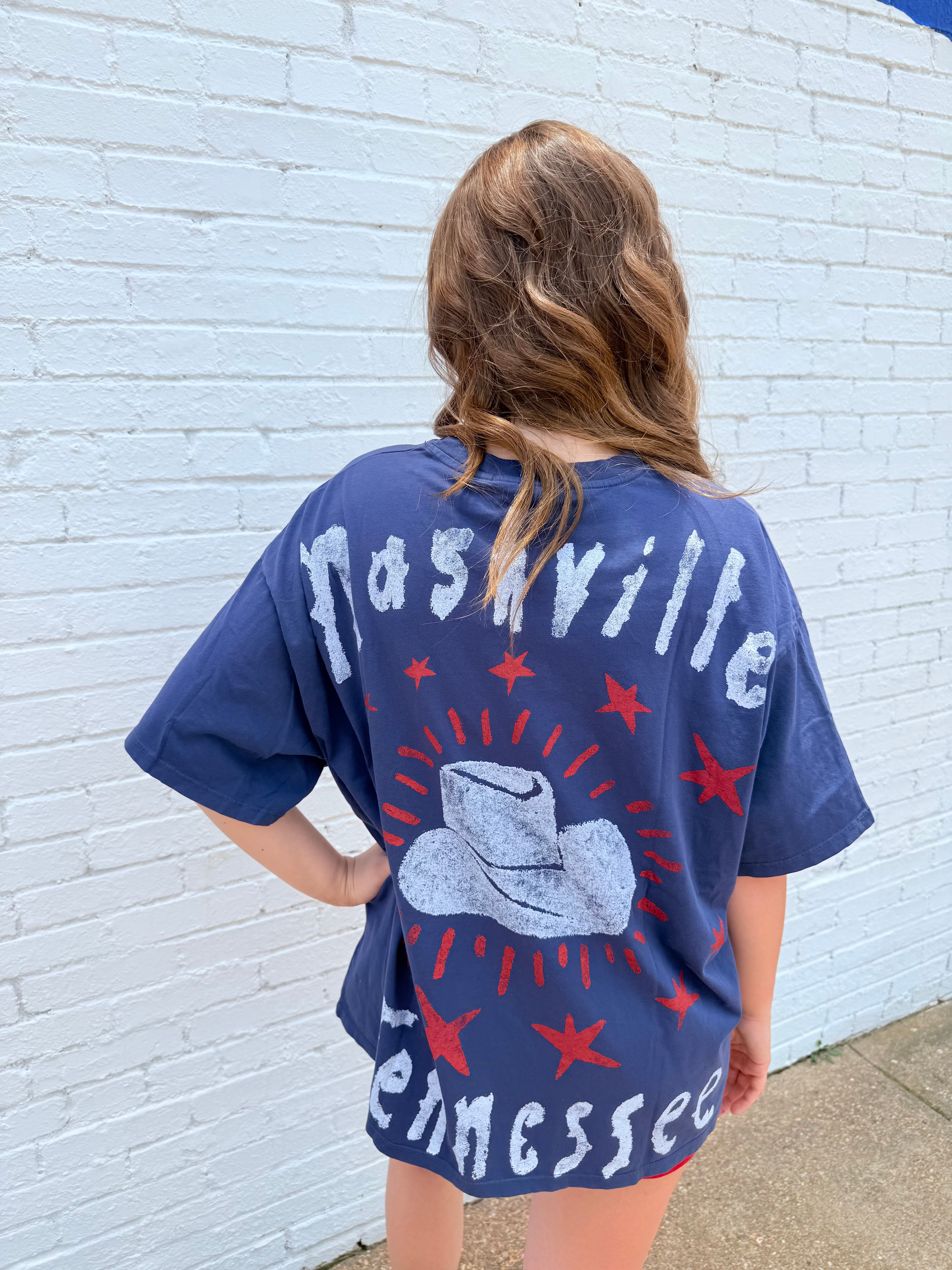 Johnny Cash Doodles OS Tee | Daydreamer