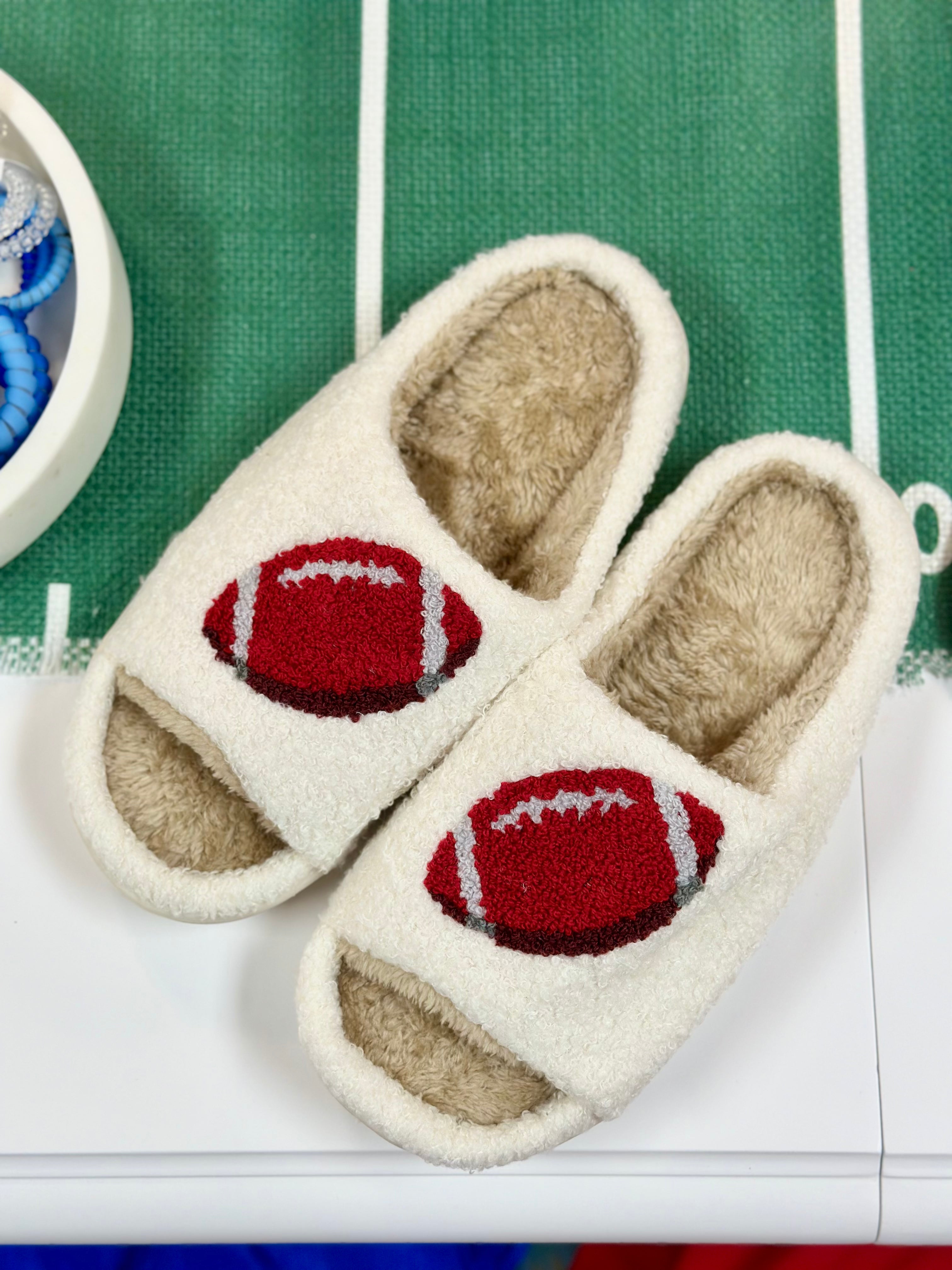 Football Open Toe Slippers