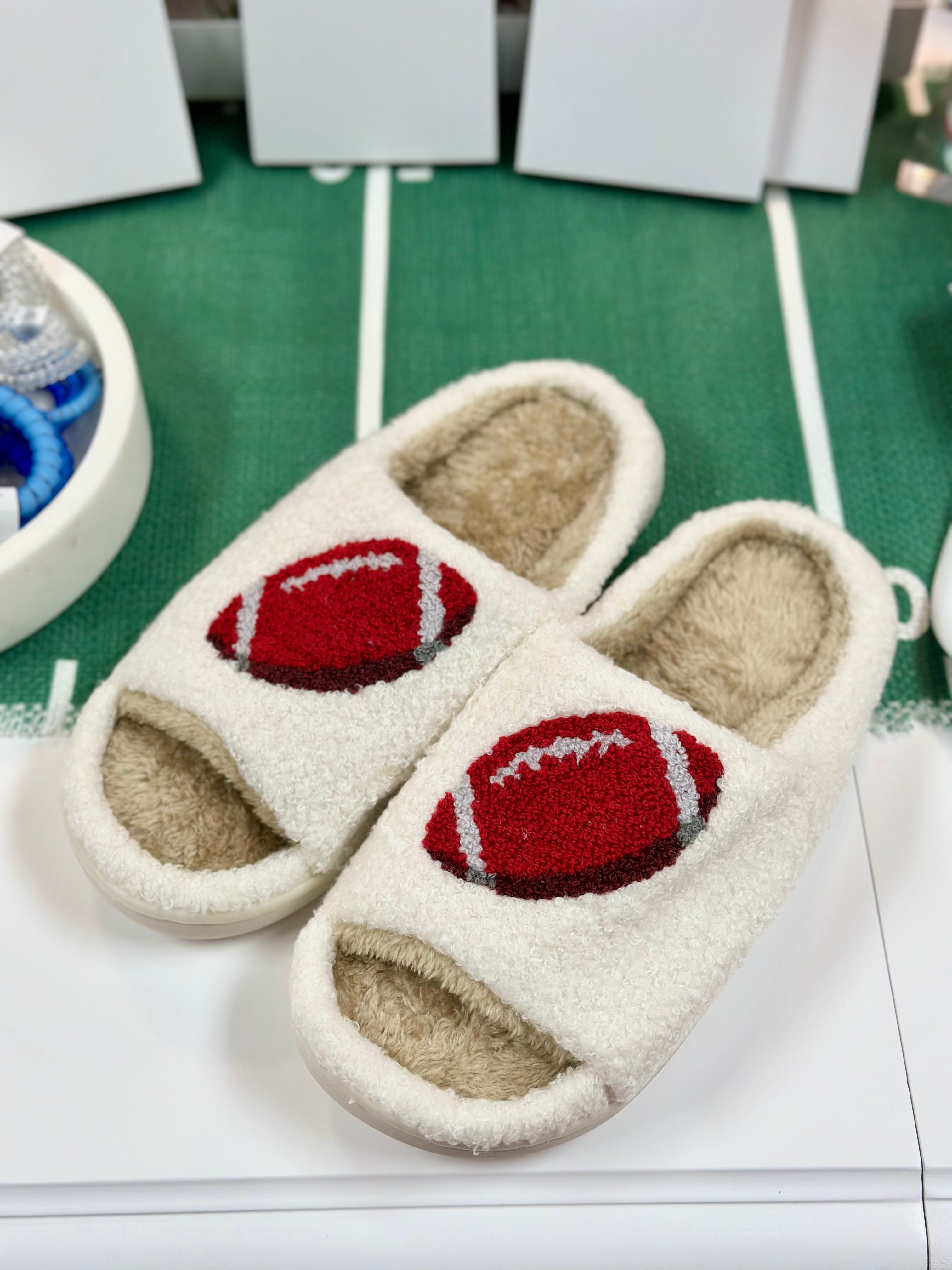 Football Open Toe Slippers