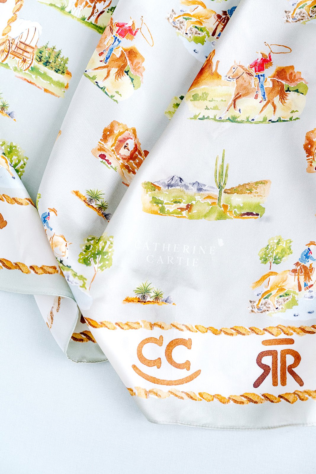 Western Toile Scarf | Catherine Cartie
