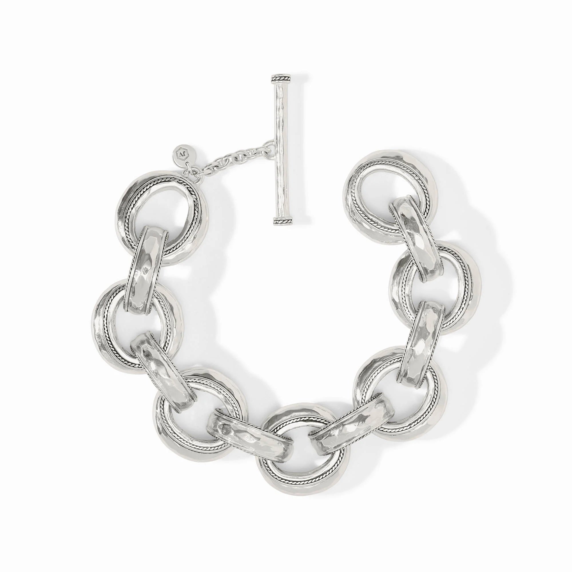 Cannes Demi Link Silver Bracelet | Julie Vos