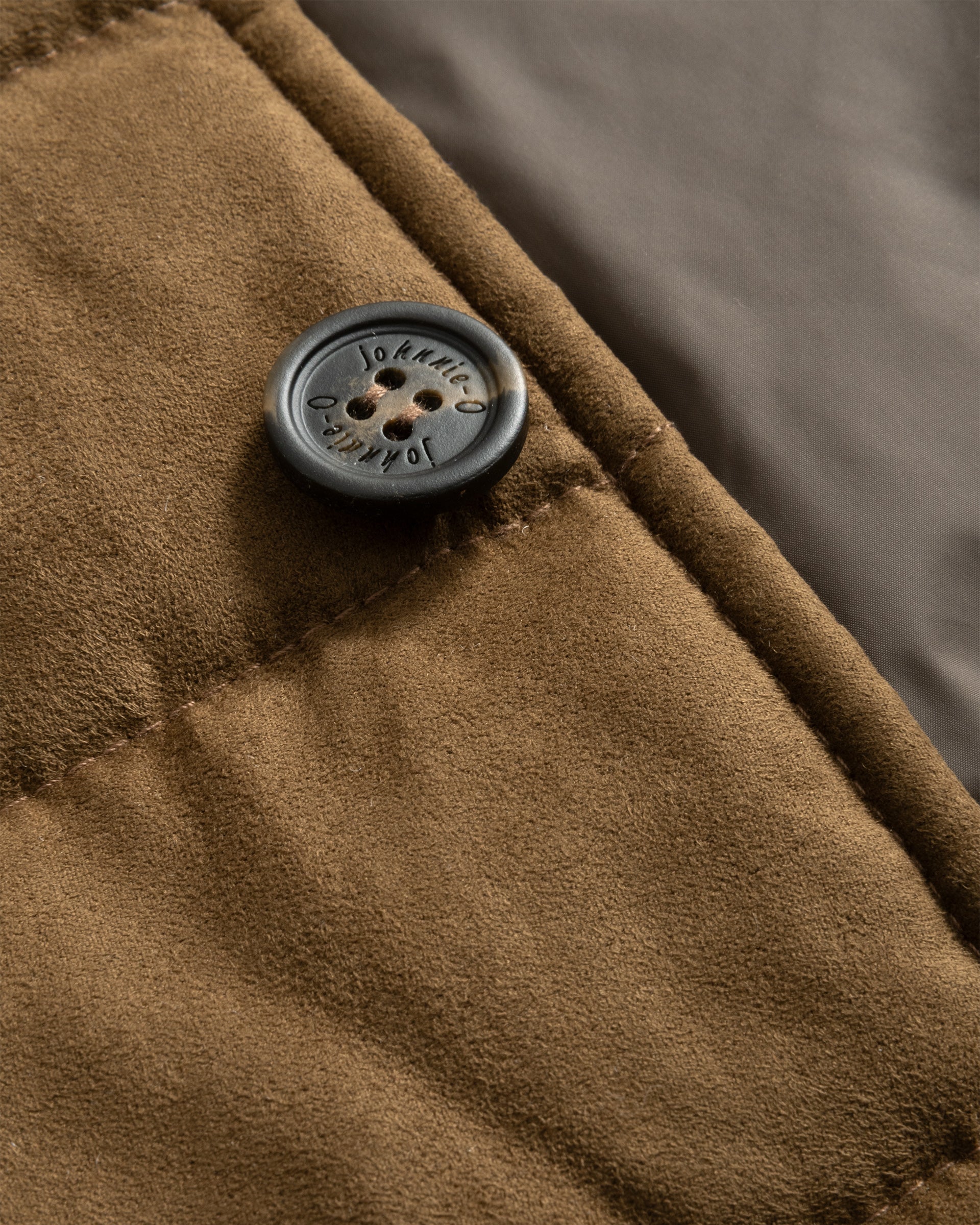 Pickens Quilted Faux Suede Vest | Johnnie-O
