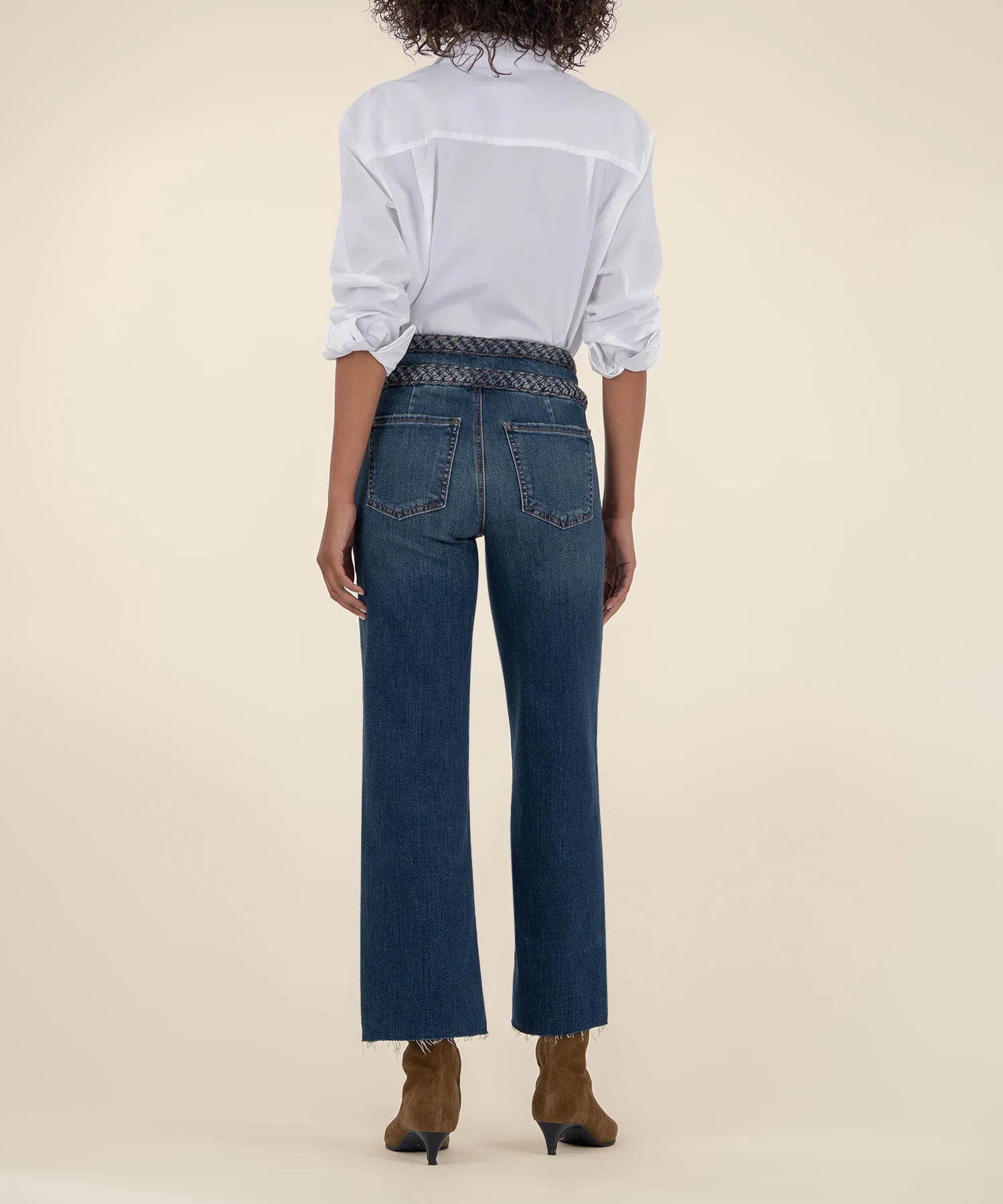 Charlotte High Rise Wide Pant - Connection | KUT