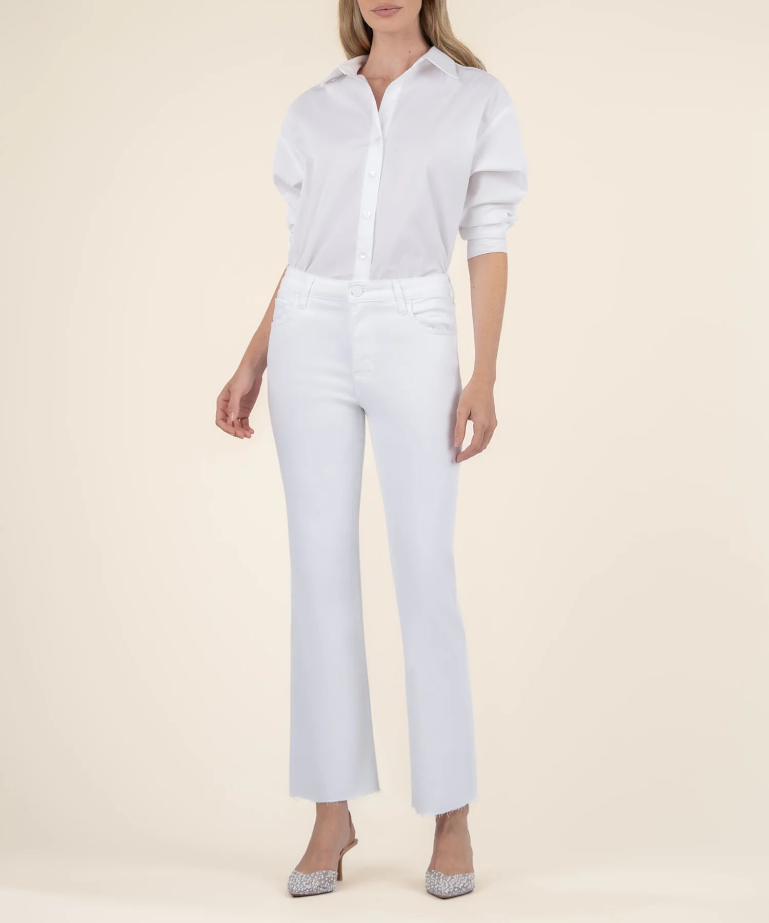 Kelsey High Rise Ankle Flare | KUT