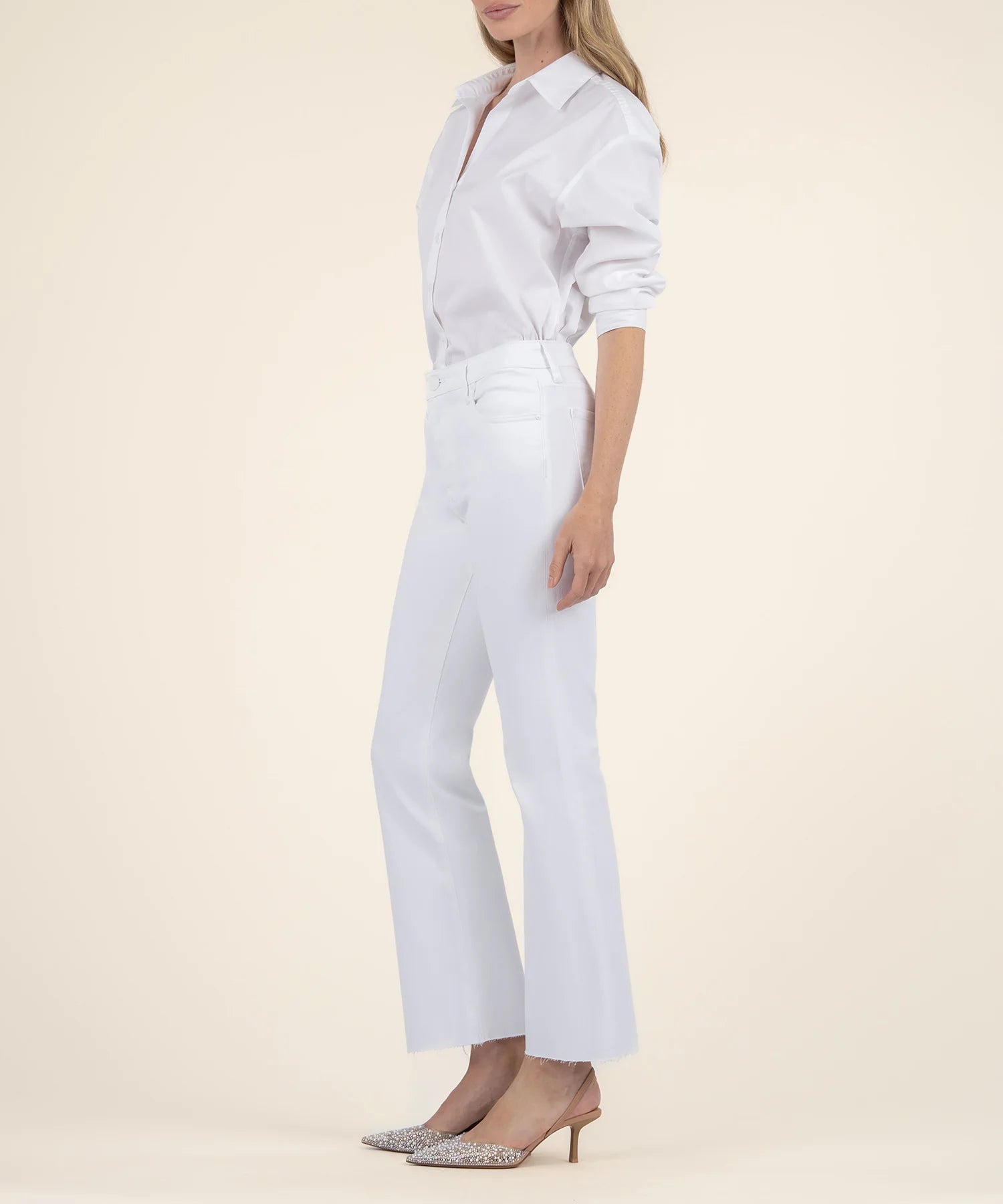 Kelsey High Rise Ankle Flare | KUT