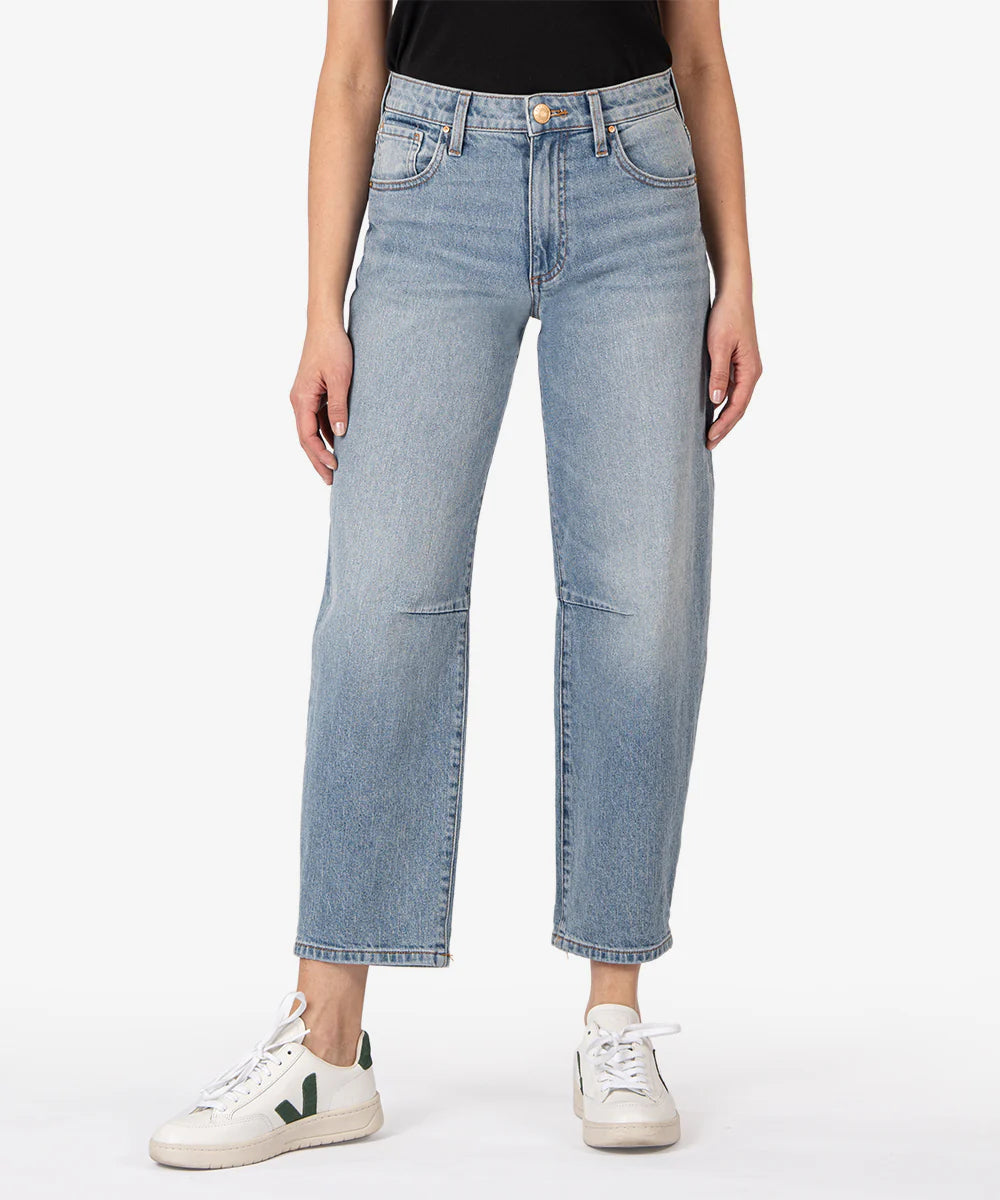 Ashley High Rise Slouchy Barrel Straight Leg | Kut From The Kloth