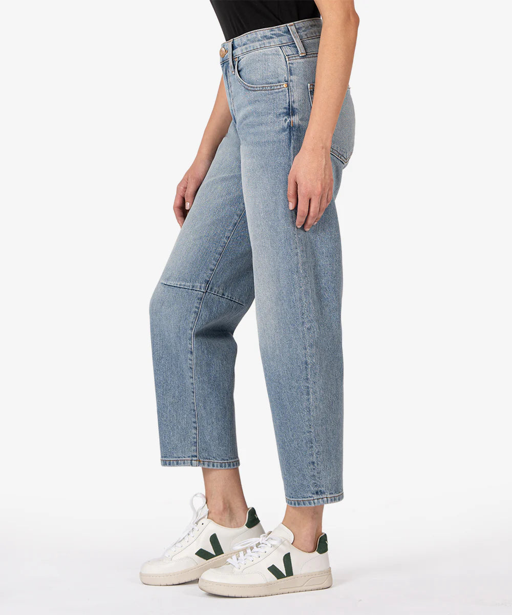 Ashley High Rise Slouchy Barrel Straight Leg | Kut From The Kloth