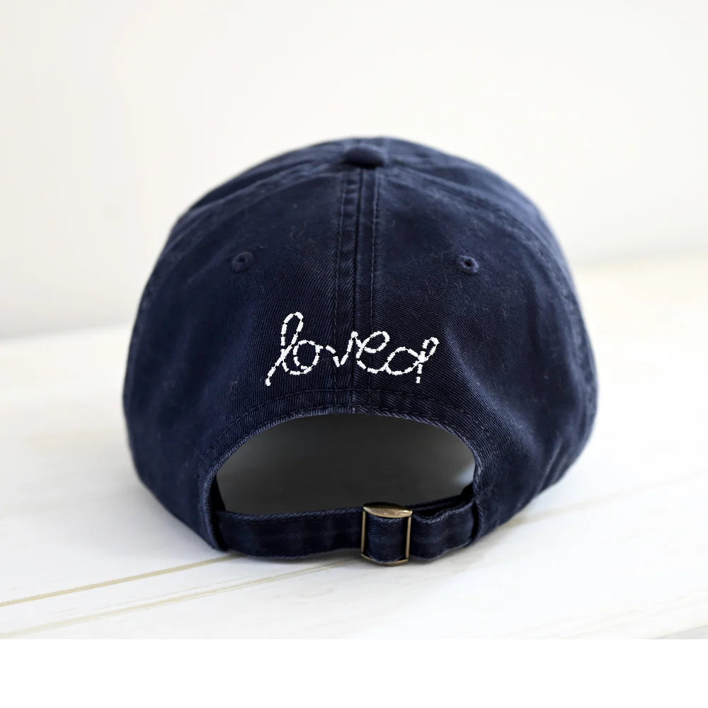 Baseball Hat Heart Patch | Kerri Rosenthal