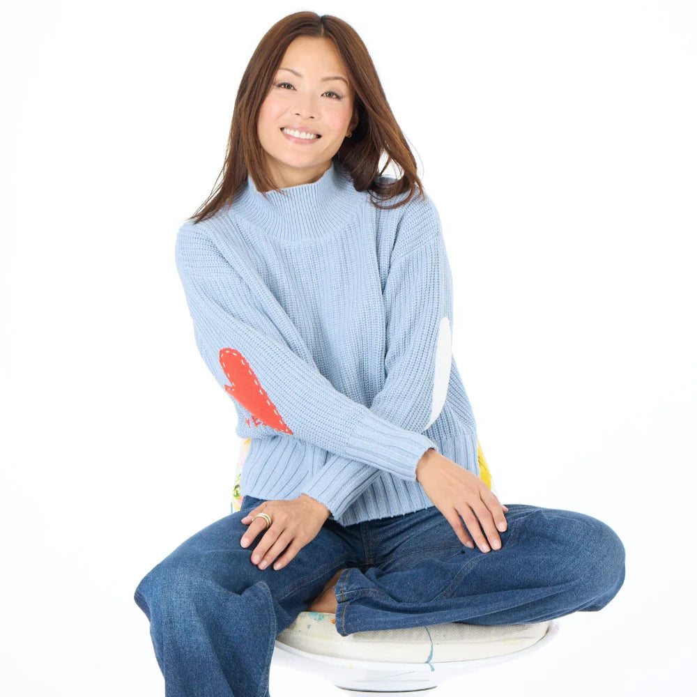 Marlowe Imperfect Heart Sweater | Kerri Rosenthal