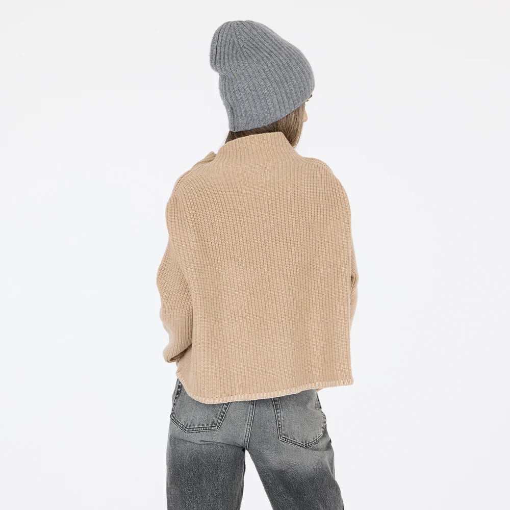 Marlowe Cashmere Sweater - Camel | Kerri Rosenthal