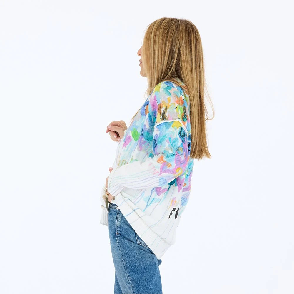 Slouchy Love Adorned Cardigan | Kerri Rosenthal