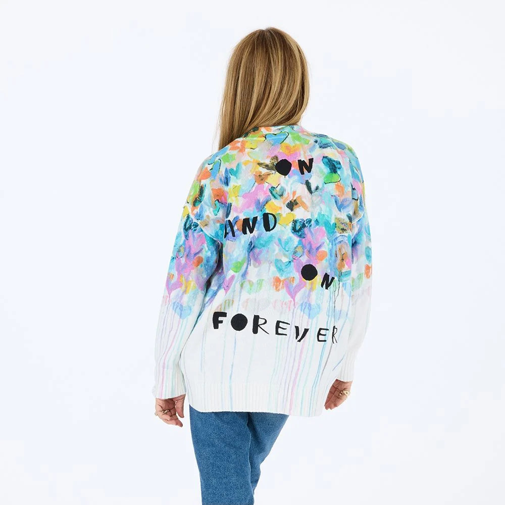 Slouchy Love Adorned Cardigan | Kerri Rosenthal