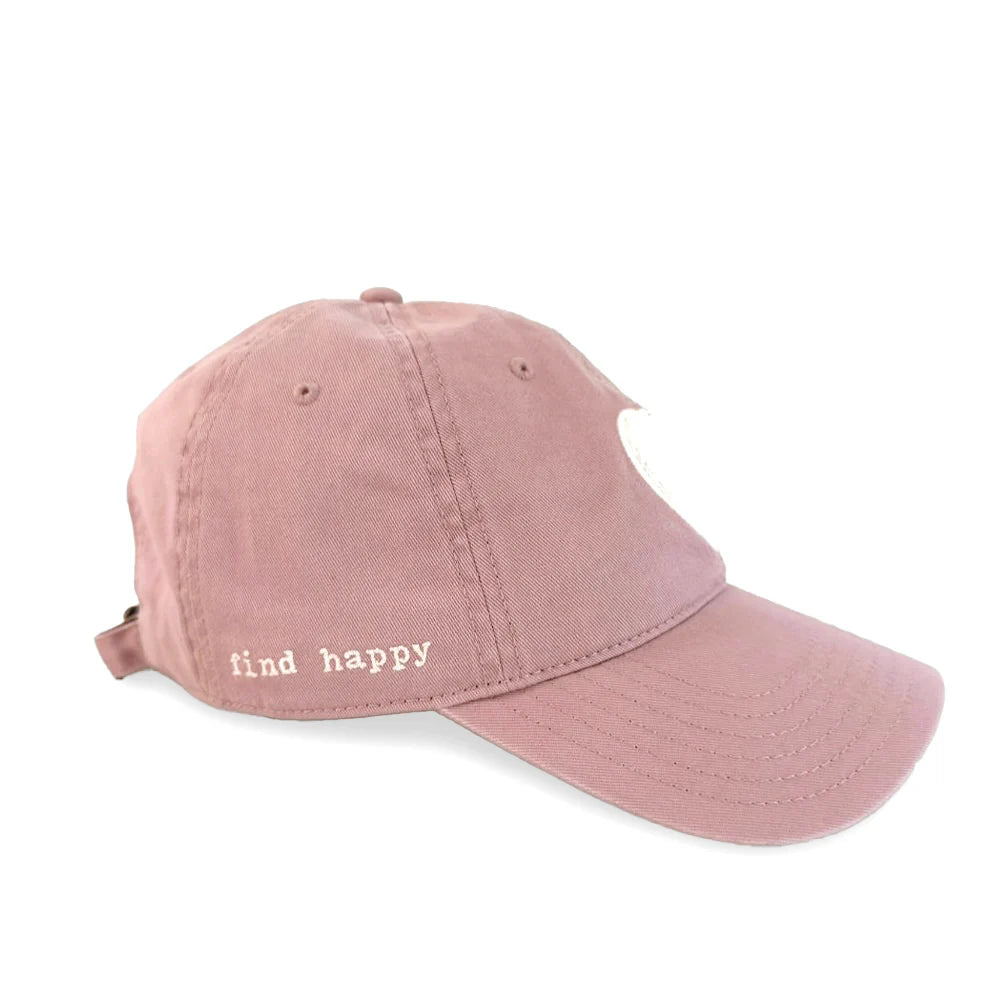 KR Imperfect Chenille Heart Hat - Mauve | Kerri Rosenthal