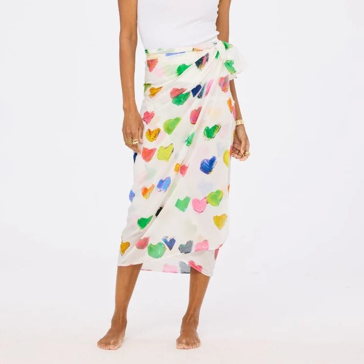 Tiny Drops of Love Sarong - Multi | Kerri Rosenthal