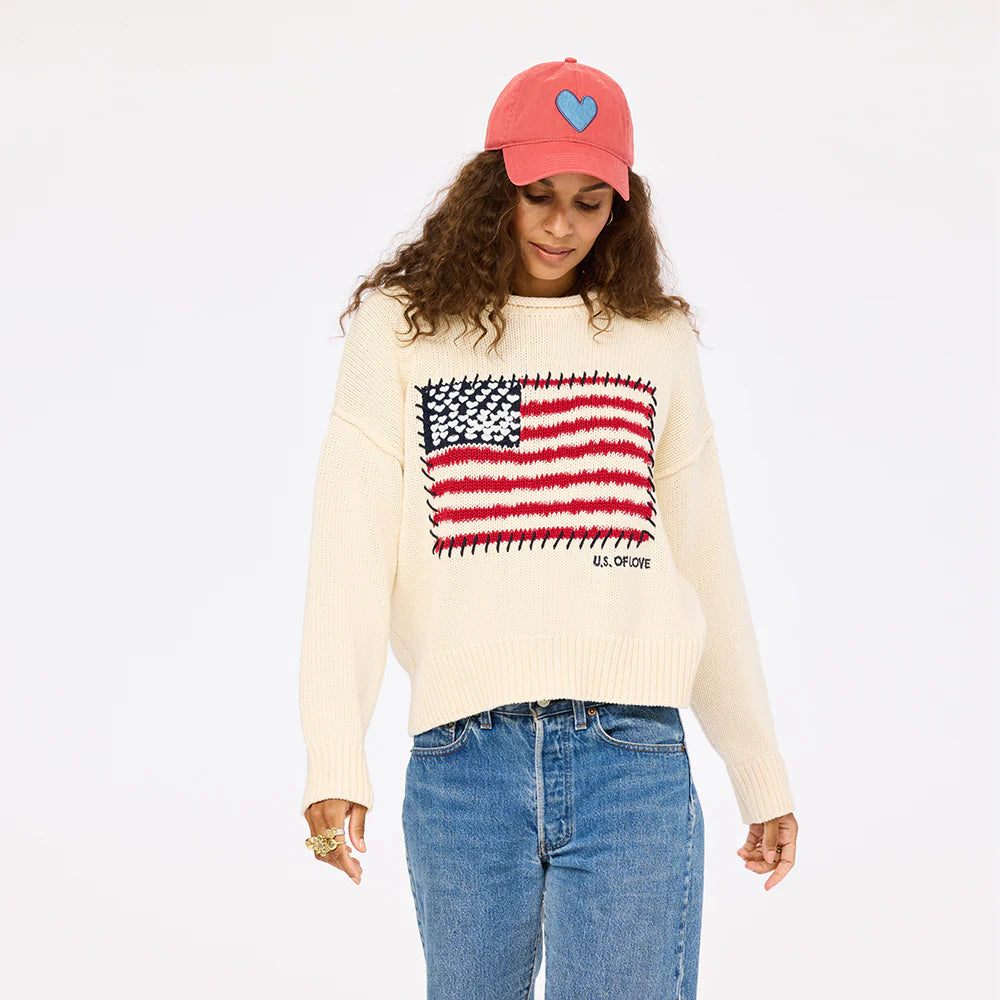 Roll Neck U.S. of Love Sweater | Kerri Rosental