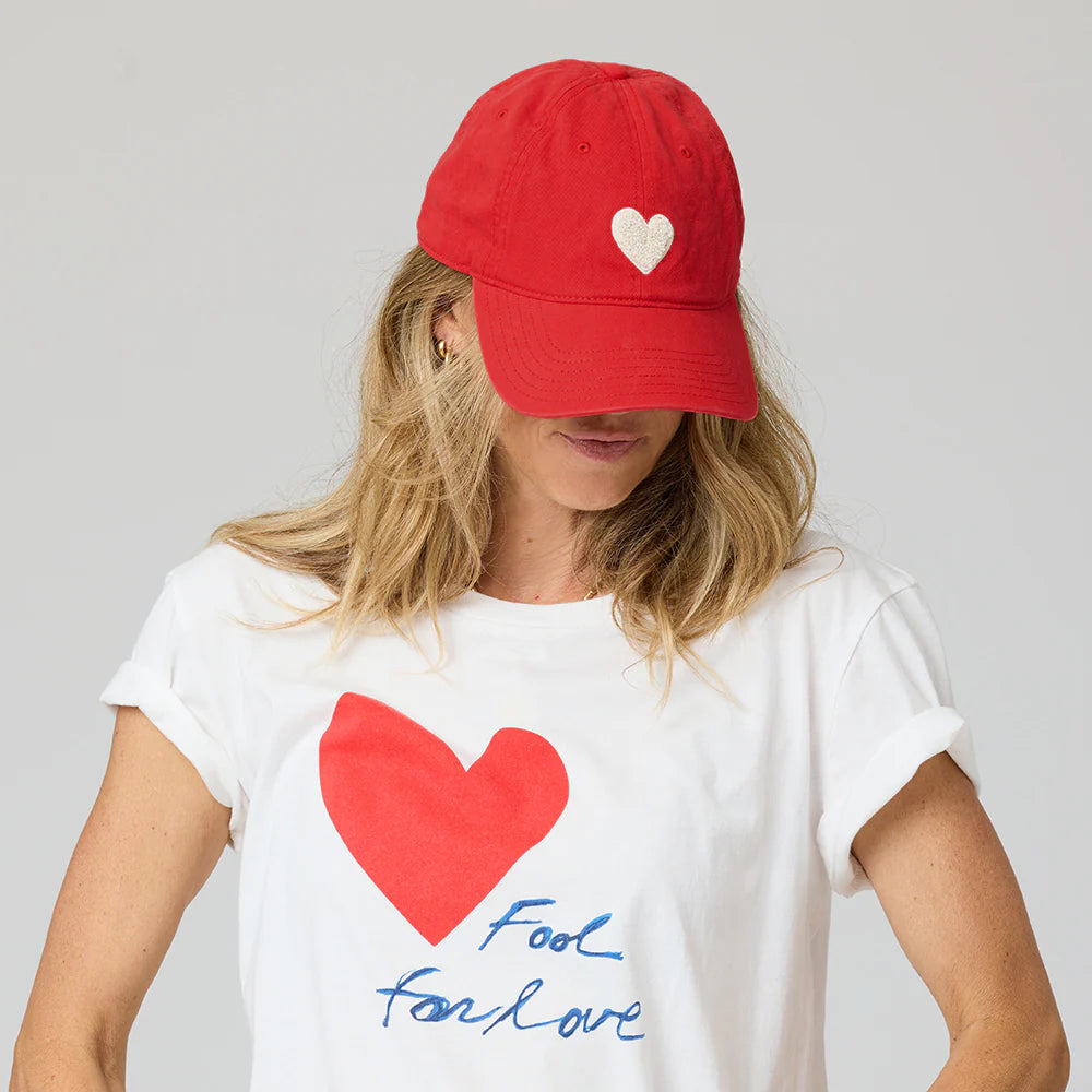 Imperfect Chenille Heart Hat | Kerri Rosenthal