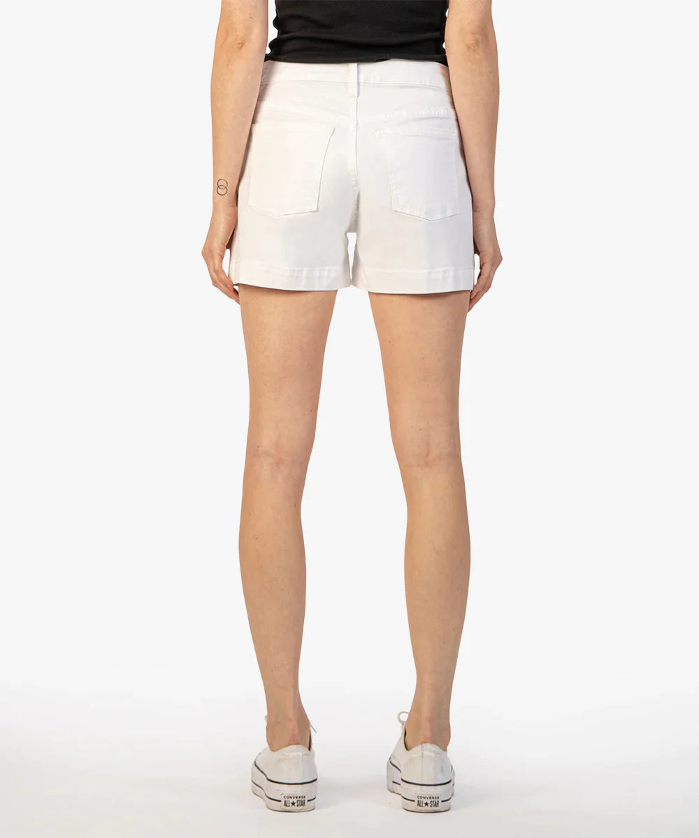 Jane High Rise Short - Optic White | KUT