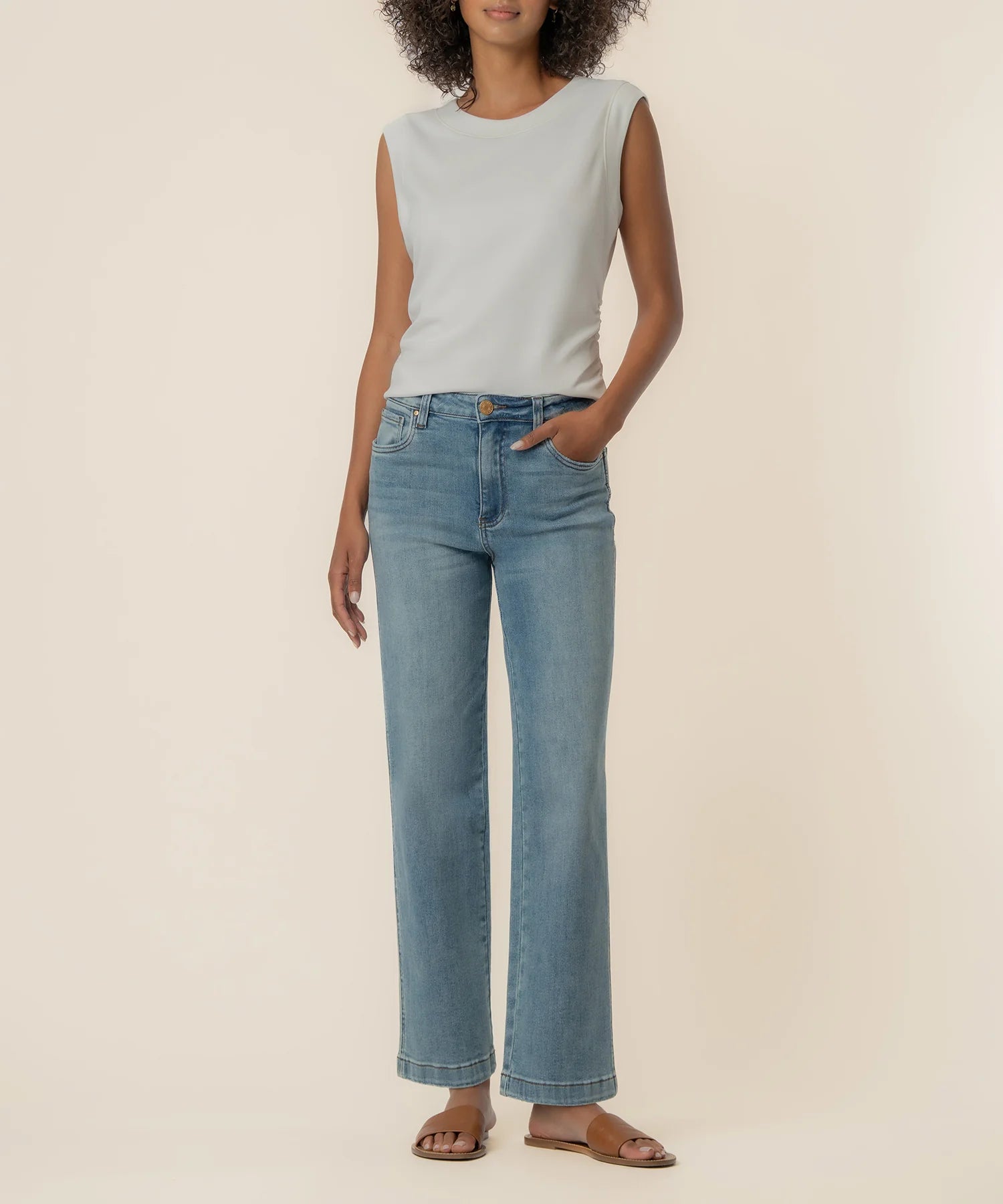 Rayna Banded Tank | KUT