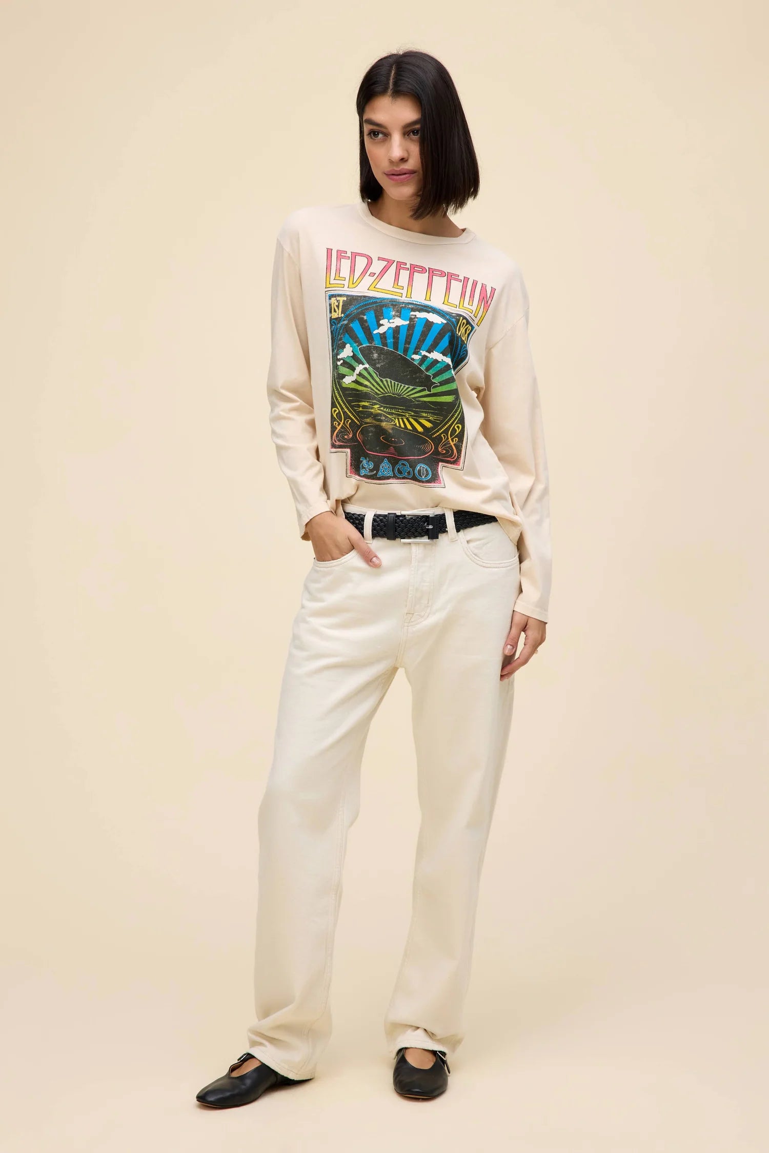 Led Zeppelin Reflection Crew Long Sleeve | Daydreamer