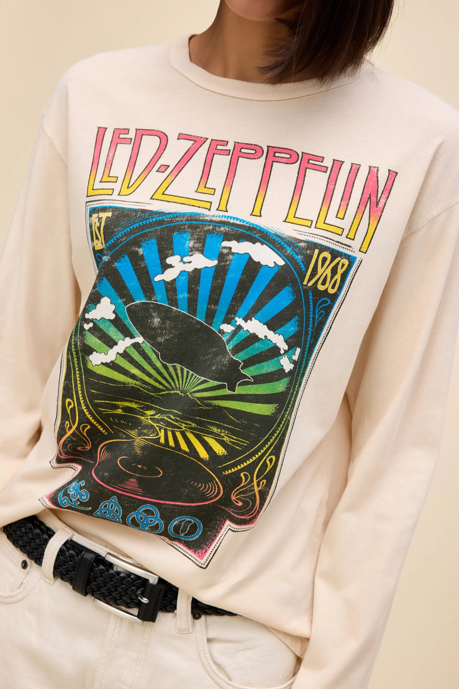 Led Zeppelin Reflection Crew Long Sleeve | Daydreamer
