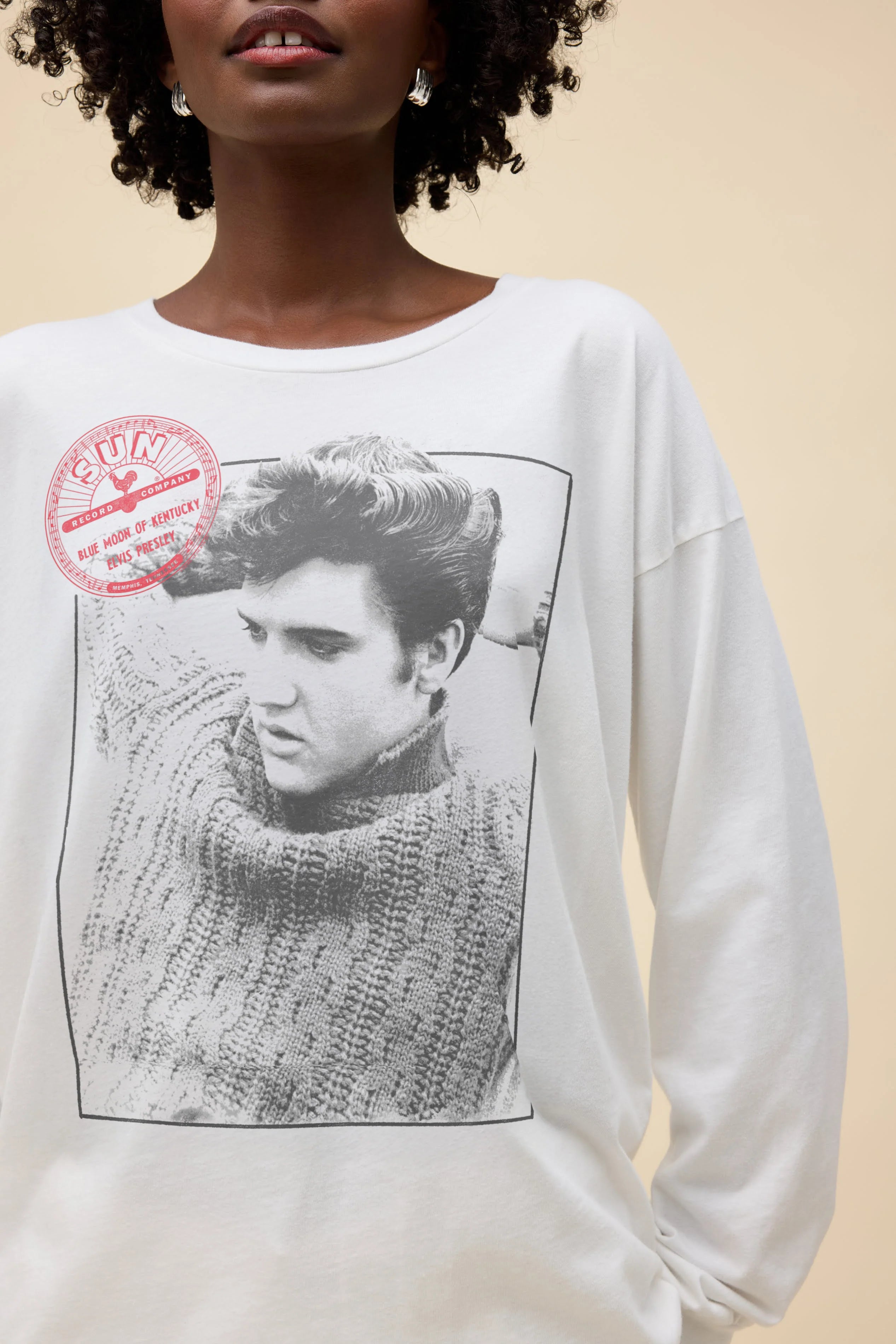 Sun Records X Elvis Relaxing Merch Long Sleeve | Daydreamer