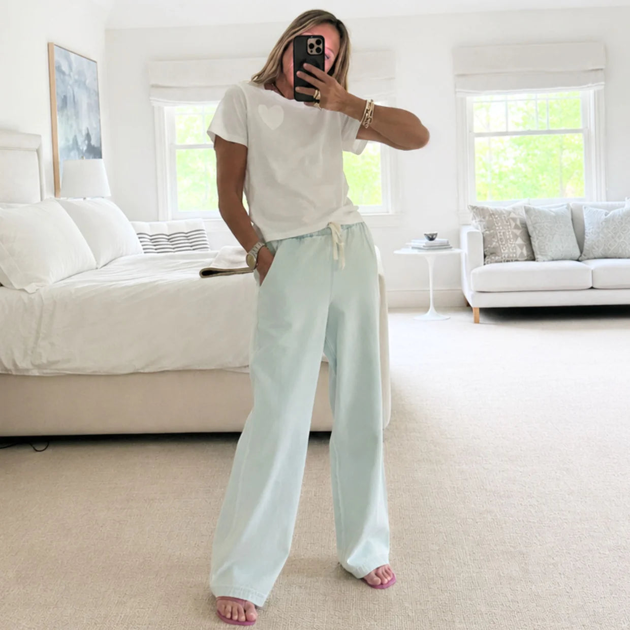 Slub Tee - White | Kerri Rosenthal