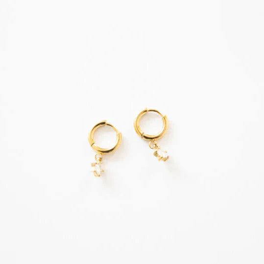 Mini Star Diamond Huggies | Hoo Hoops