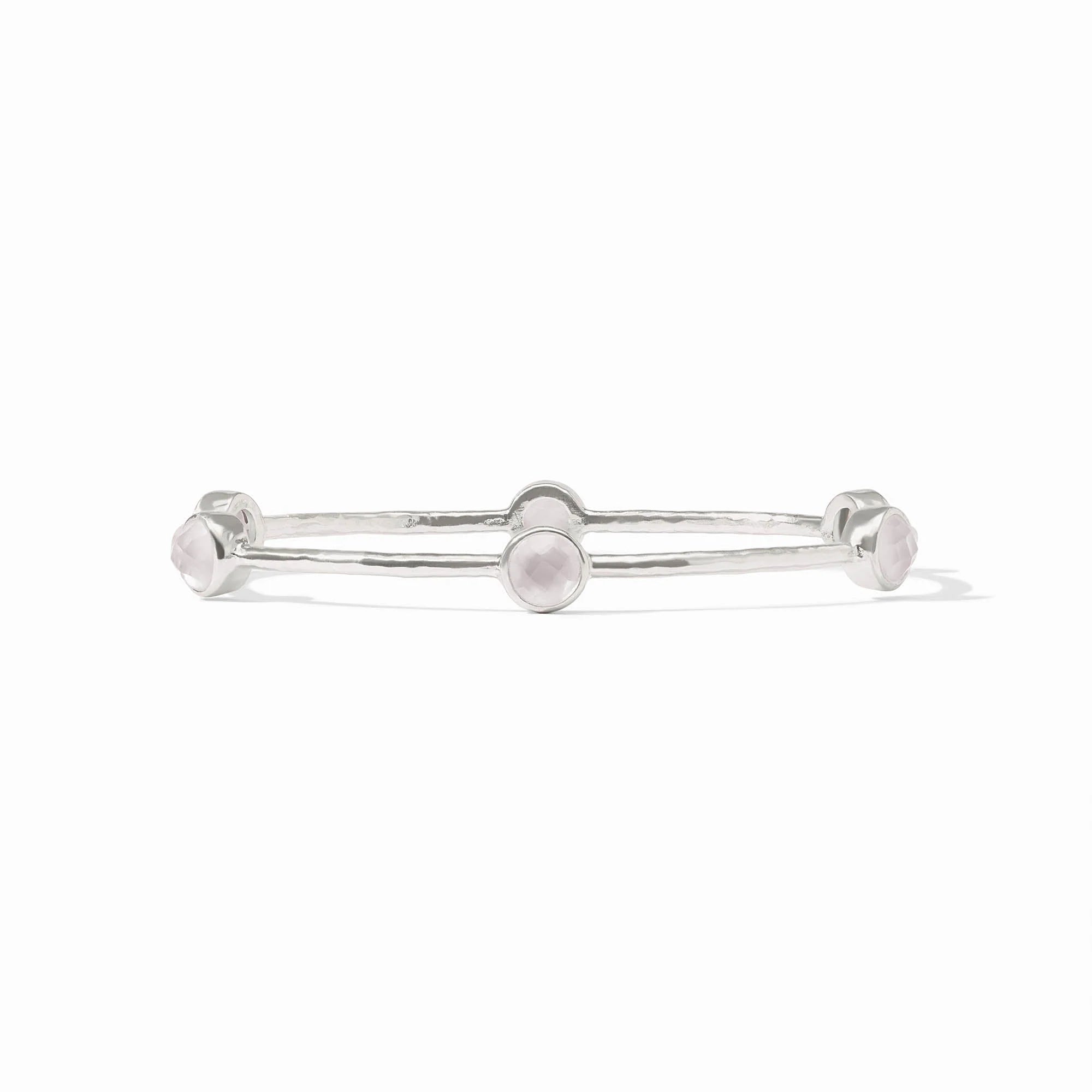 Milano Luxe Silver Bangle | Julie Vos
