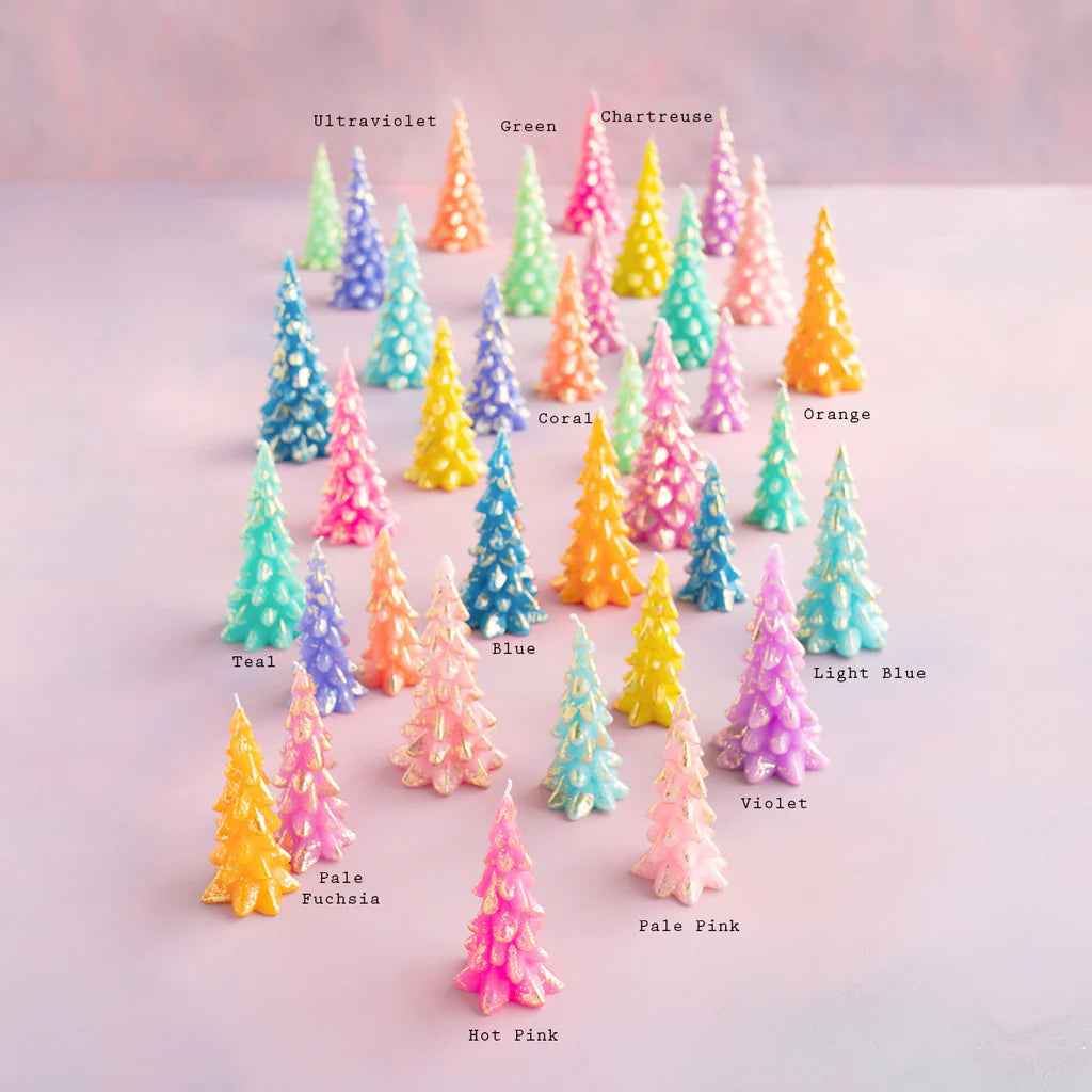 Rainbow Tree Candles | Glitterville