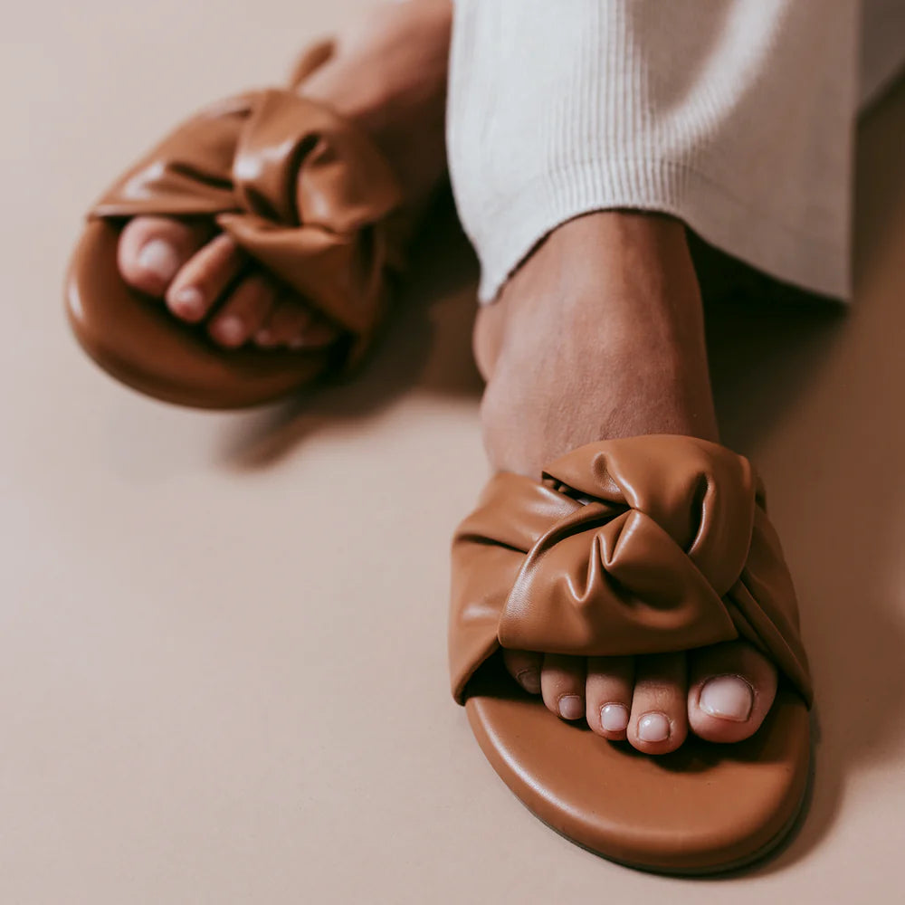 Nottie Slide Sandal - Desert Sand | Soléi Sea