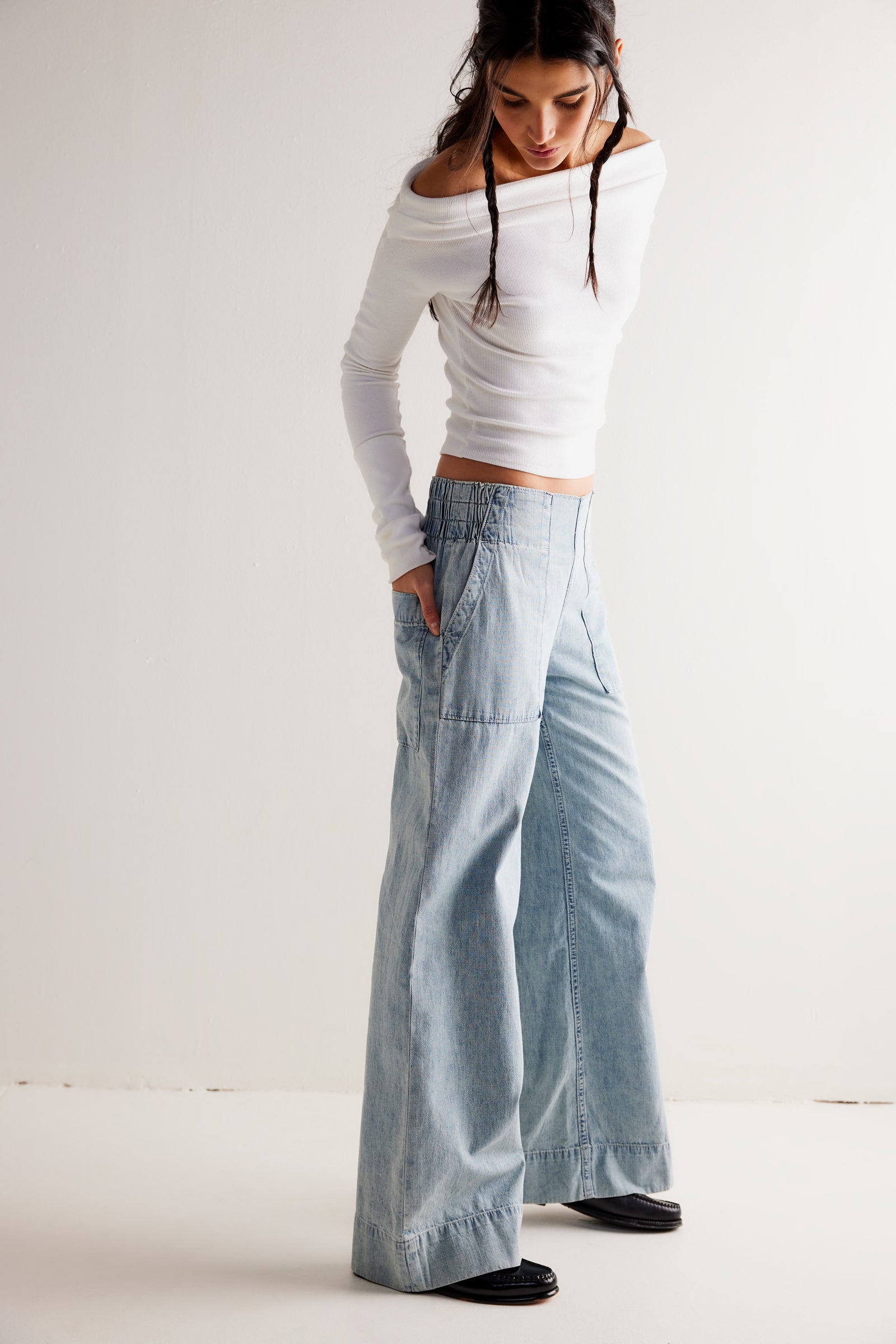 Breezy Denim Pull On | Free People