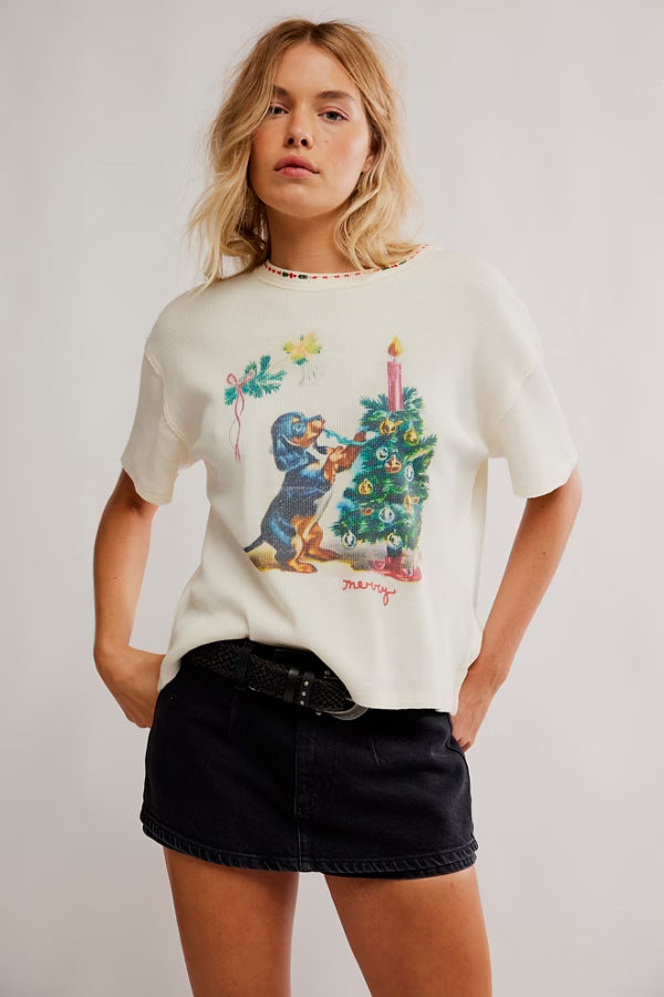 Merry Meowy Tee | Free People