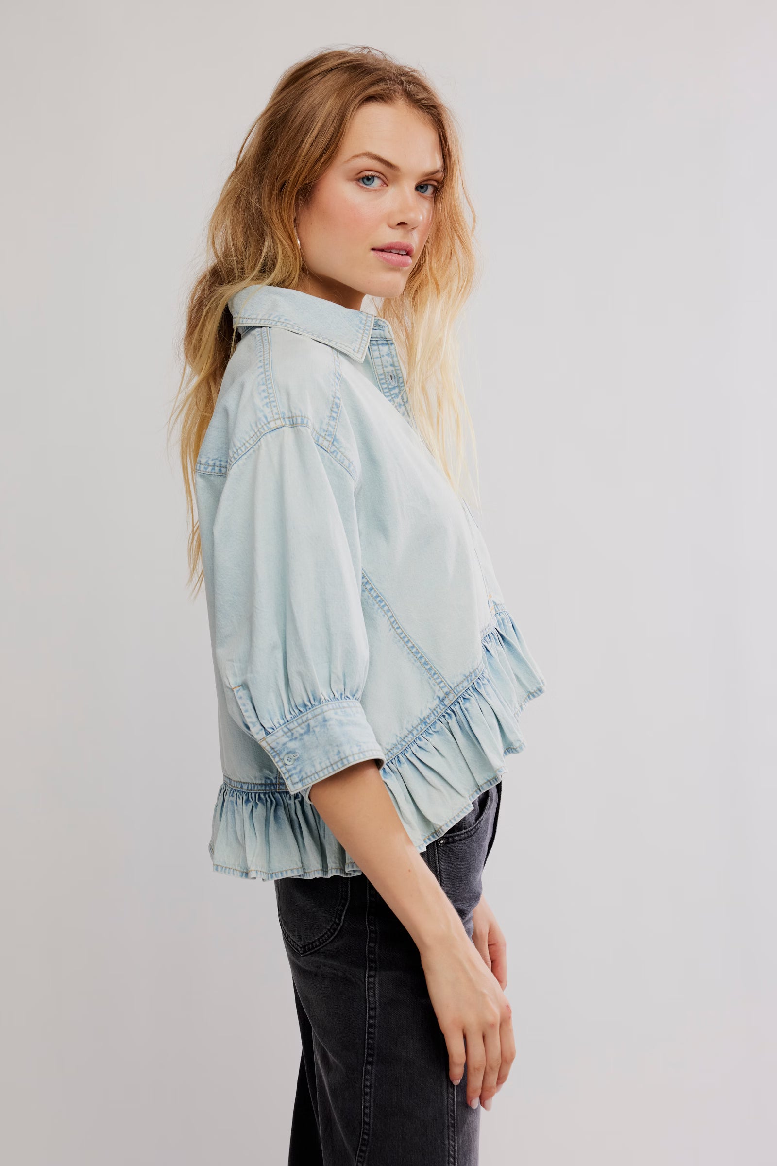 Bailey Denim Shirt | Free People