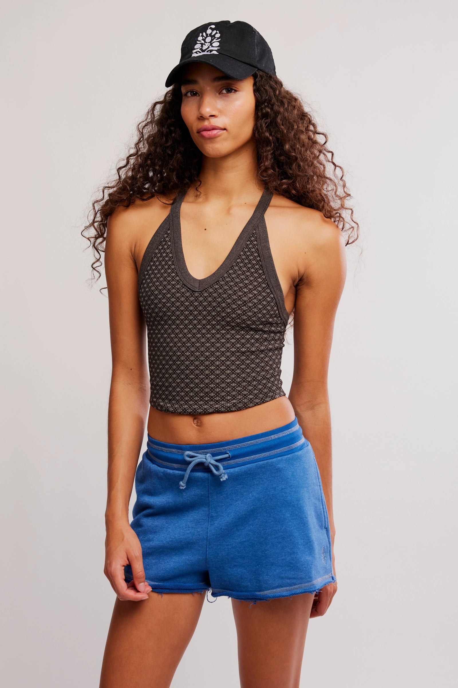 All Clear V-Neck Jacquard Cami | FP Movement