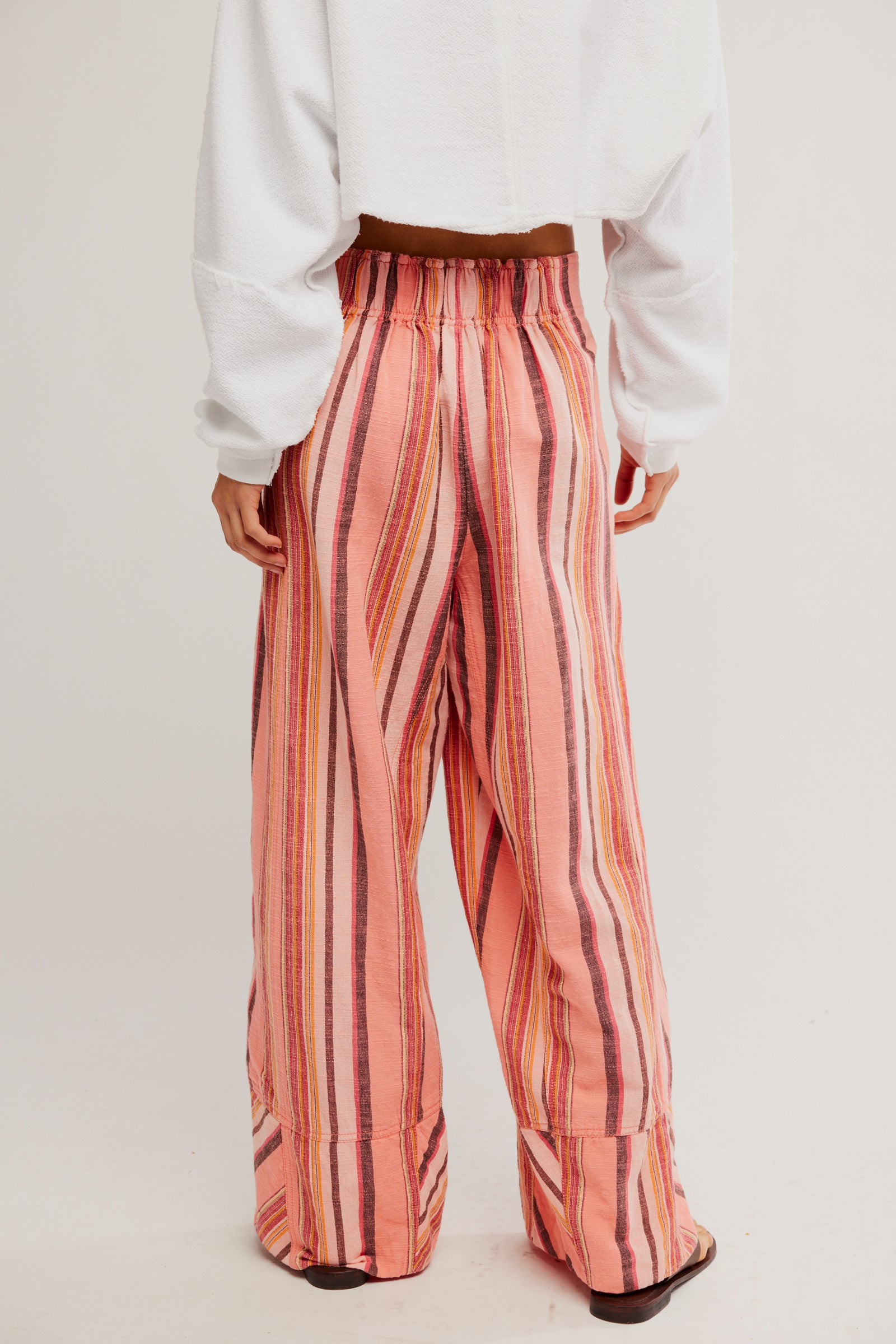 Days End Linen Striped Pant | Free People