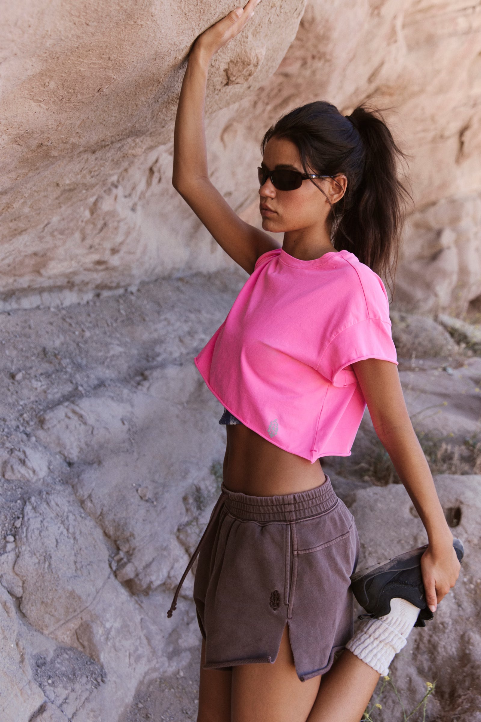 Hot Shot Cropped Tee | FP Movement