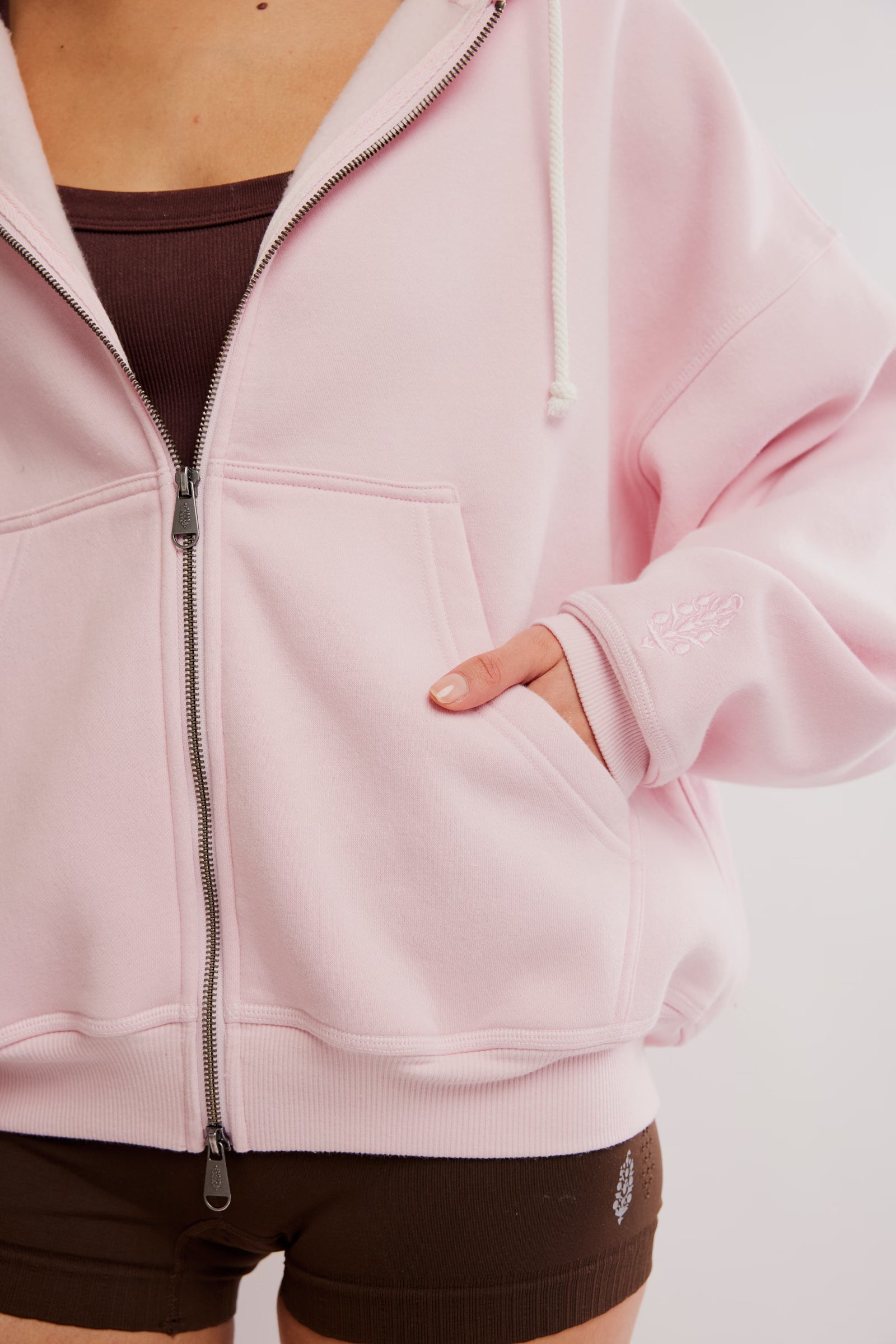 Final Call Zip-Up Hoodie | Free People