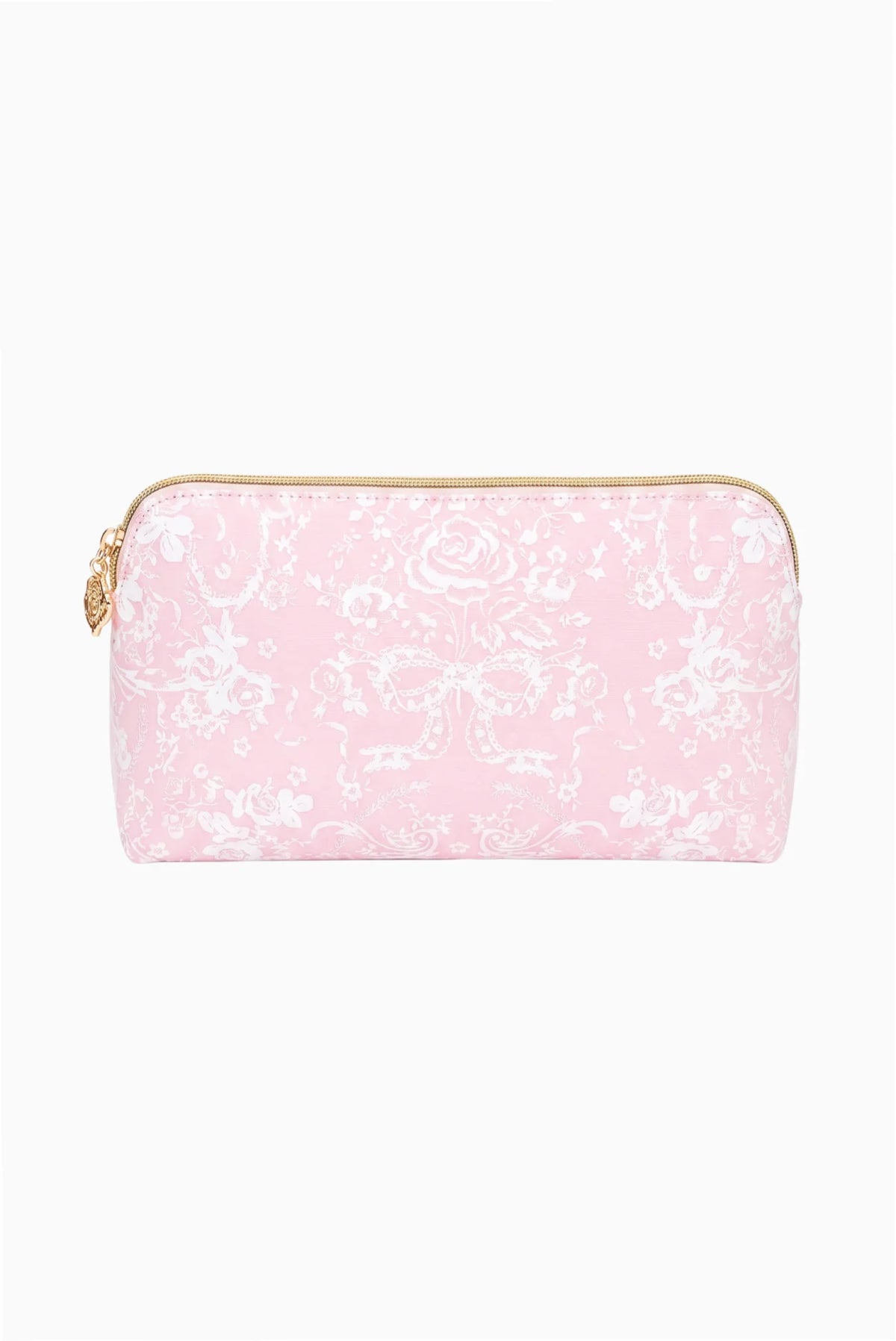 Toile Print Medium Travel Pouch - Ballet Shimmer | LoveShackFancy