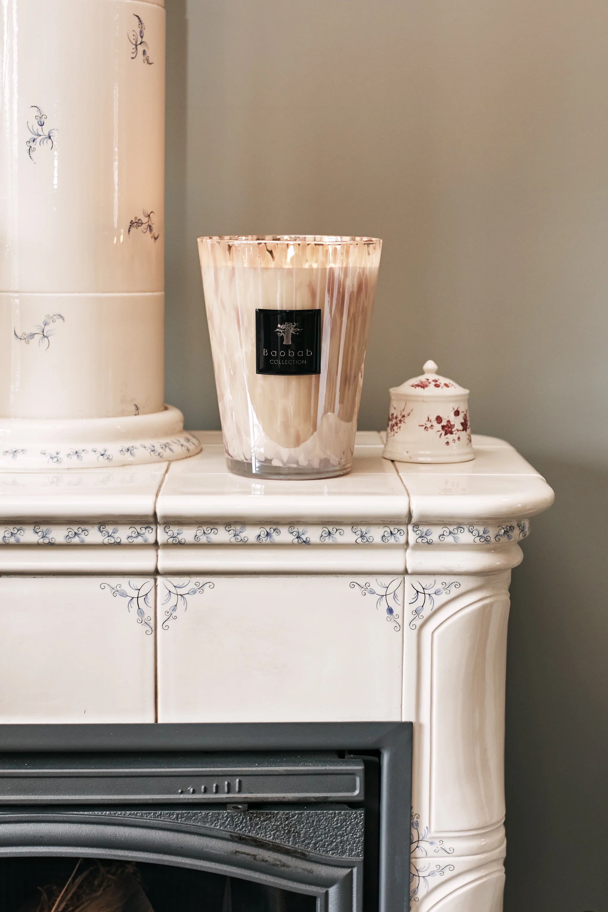 Scented Candle - Pearls White | Baobab