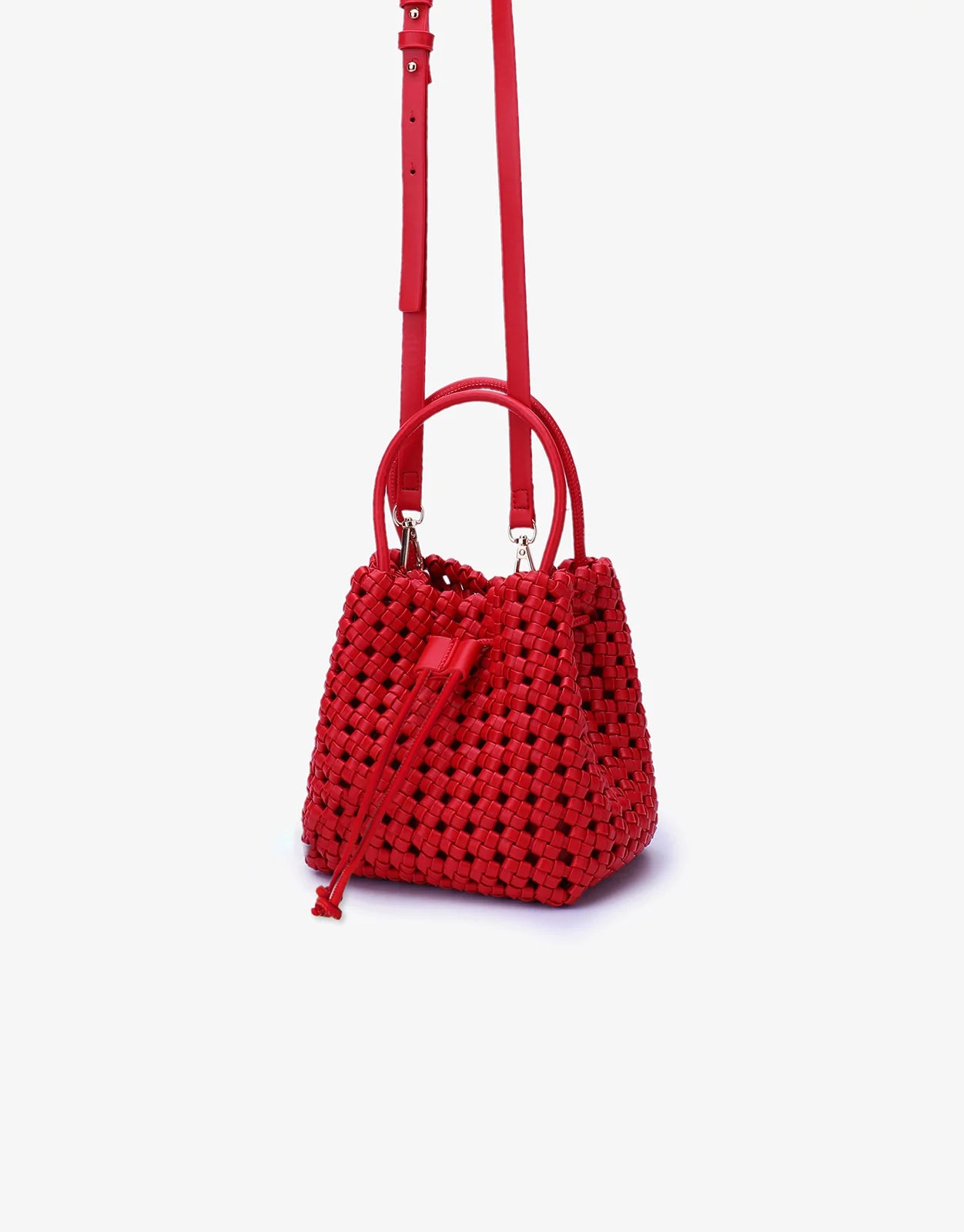 Perrie Bucket Mini Woven Square
