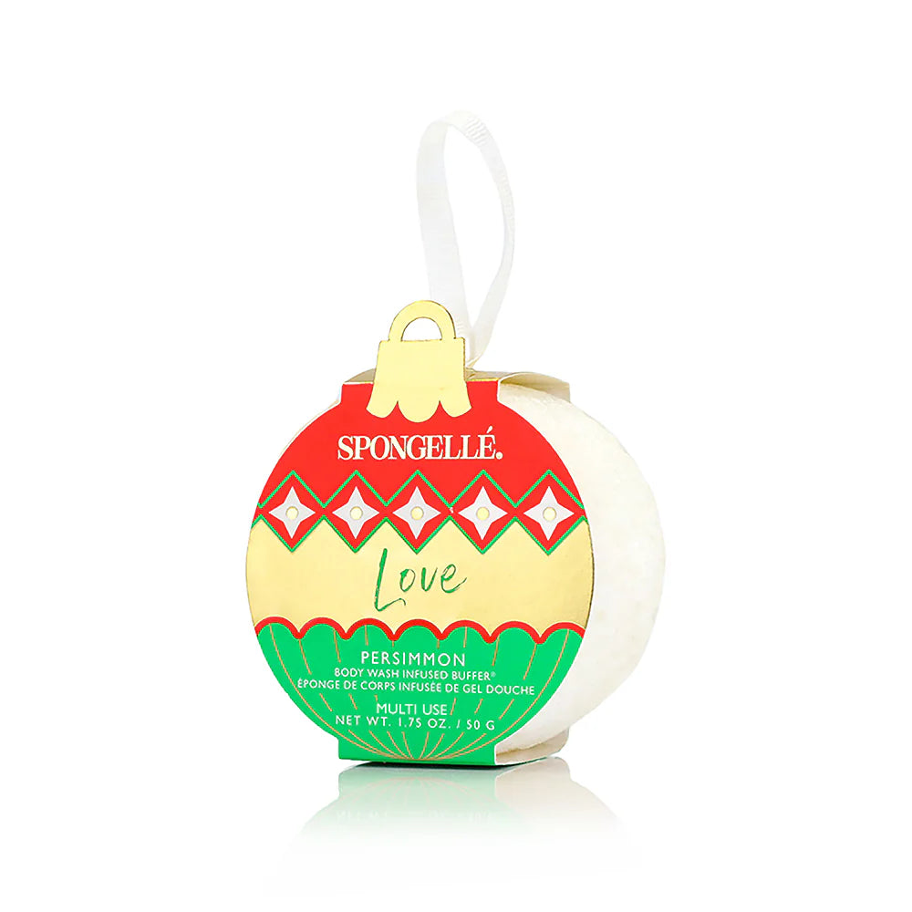 Holiday Ornament Body Wash Infused Buffer