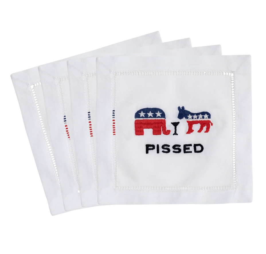 Cocktail Napkins | AUGUST MORGAN (Set of 4)