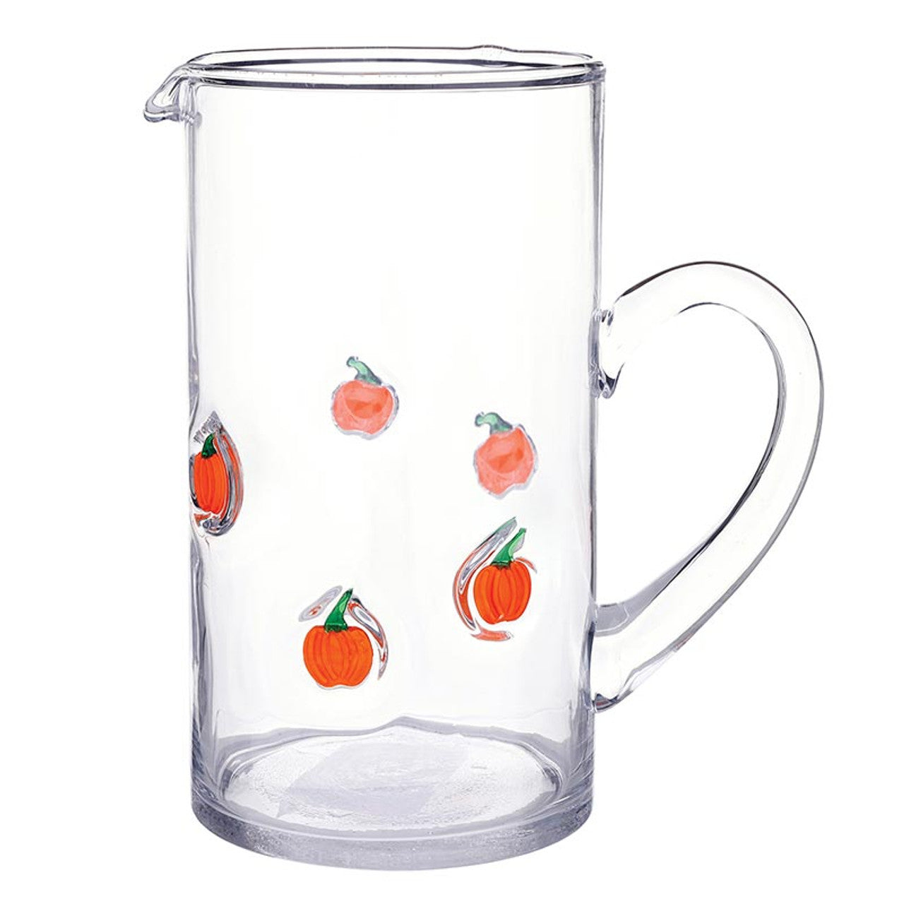Pumpkin Icon Glass Pitcher