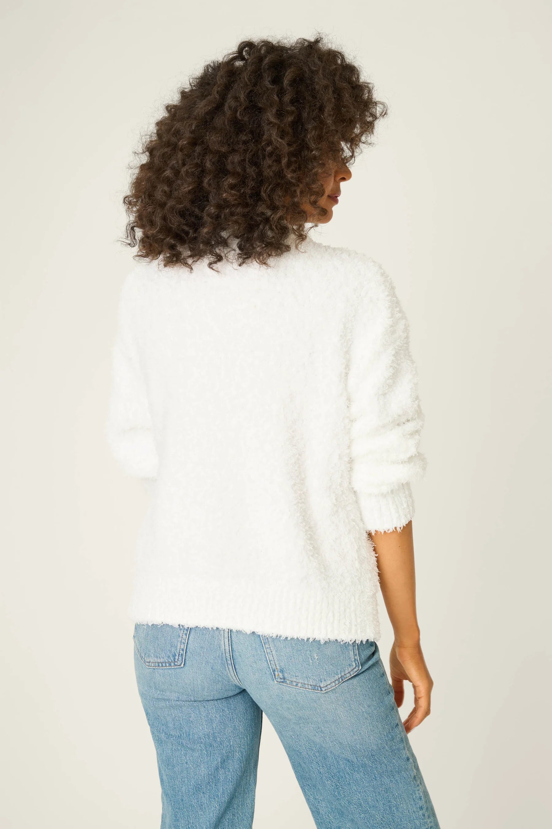 Bundle Up Boucle Cardigan - Ivory | P.J. Salvage