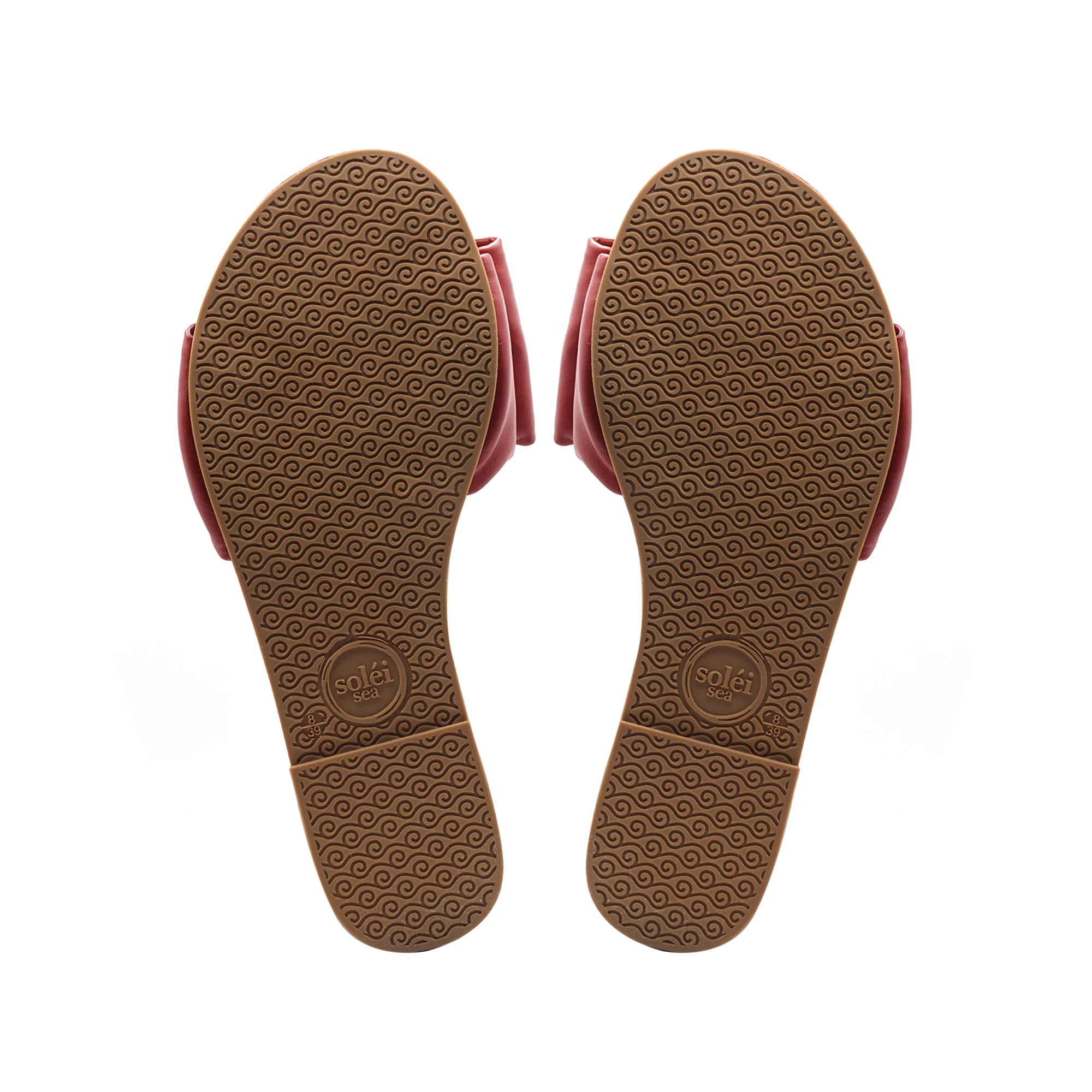 Rafie Bow Slide Sandal - Poppy | soléi sea