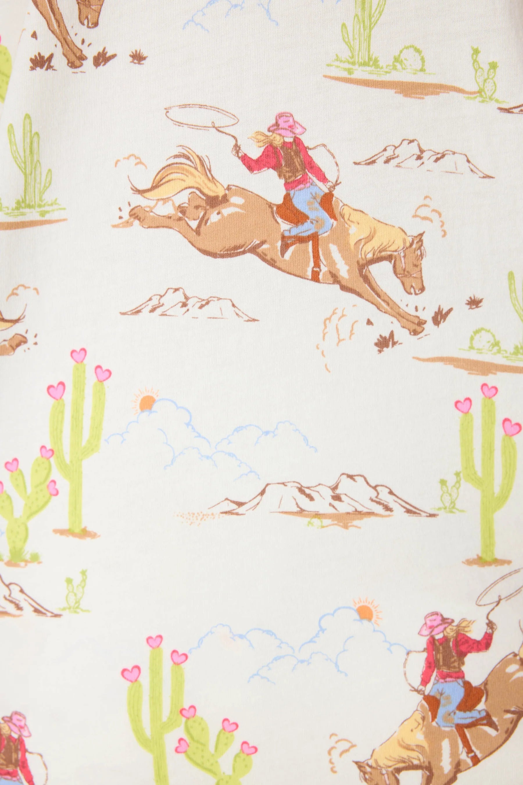 Western Print Short PJ Set | P.J. Salvage