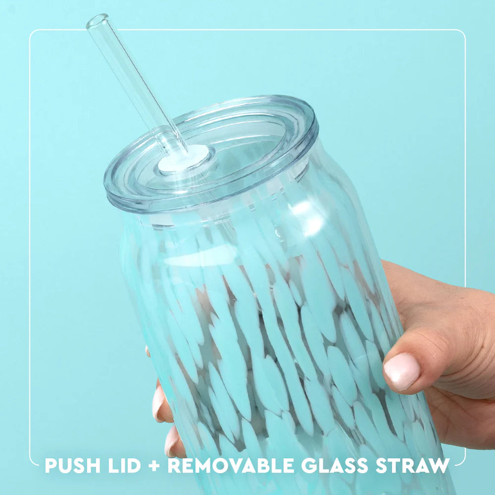 Hydrangeas Charm Glass (23oz) | Swig