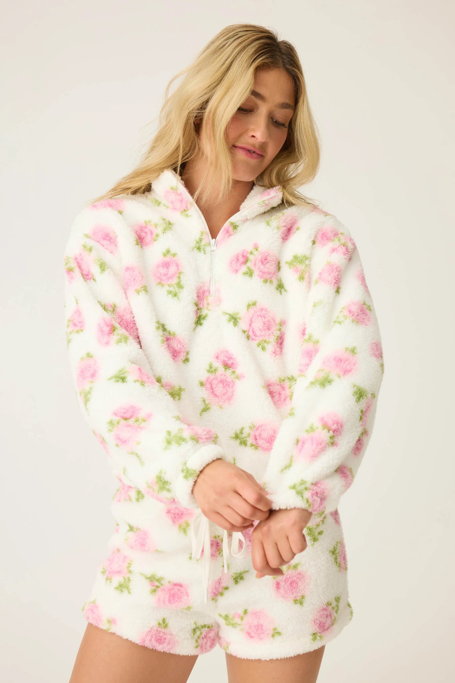 Let's Get Cozy Floral Print Jacket | P.J. Salvage